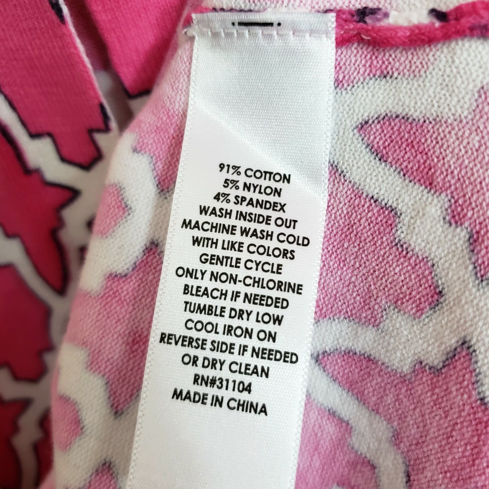 Vintage Crown & Ivy Womens Cardigan Sz Small Pink White Button Front 3/4 Sleeve Sh Size S / US 4 / IT 40 - 5 Thumbnail
