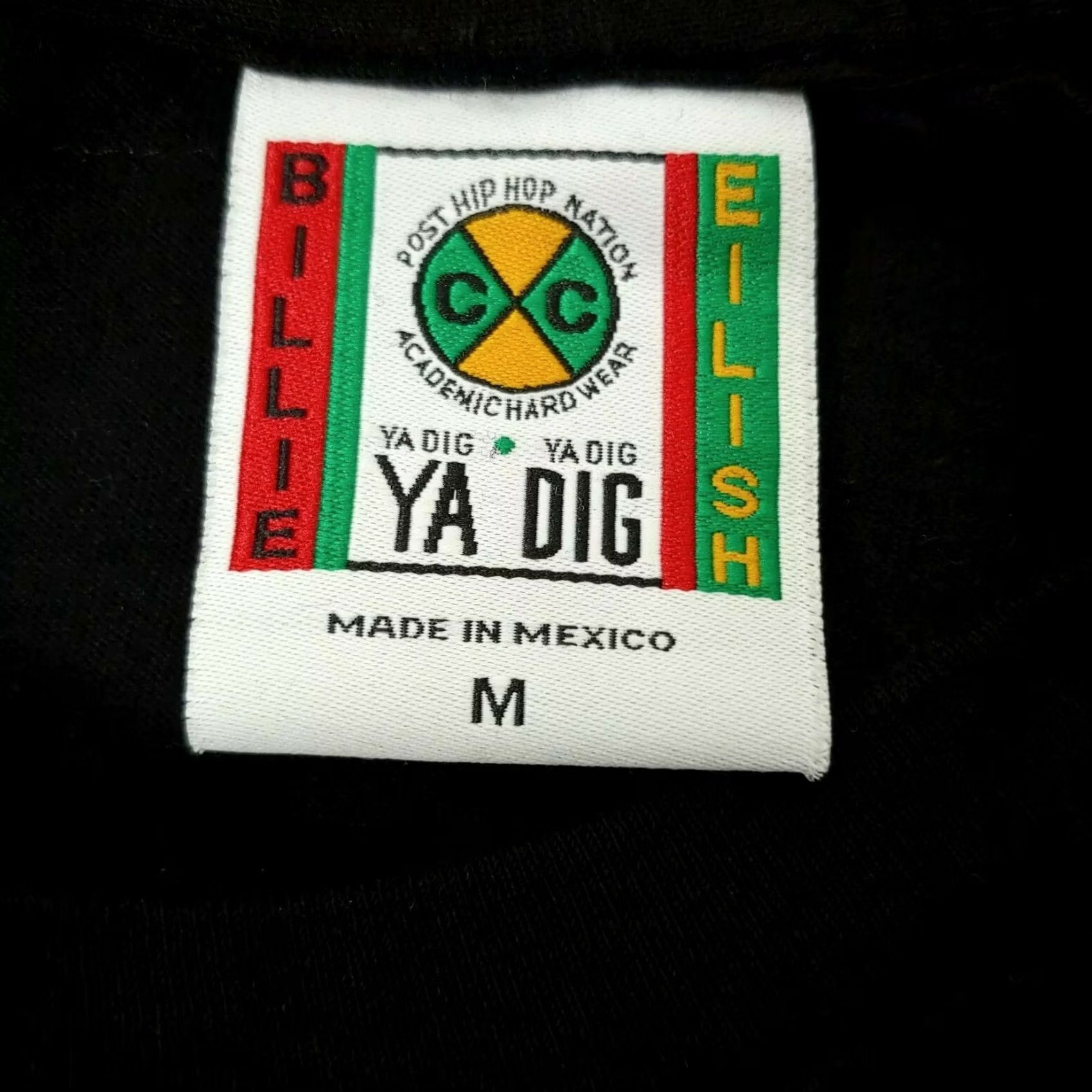 Vintage Cross Colours Shirt Mens L Black Billie Eilish Dig Flames Authentic Music Size US L / EU 52-54 / 3 - 6 Thumbnail