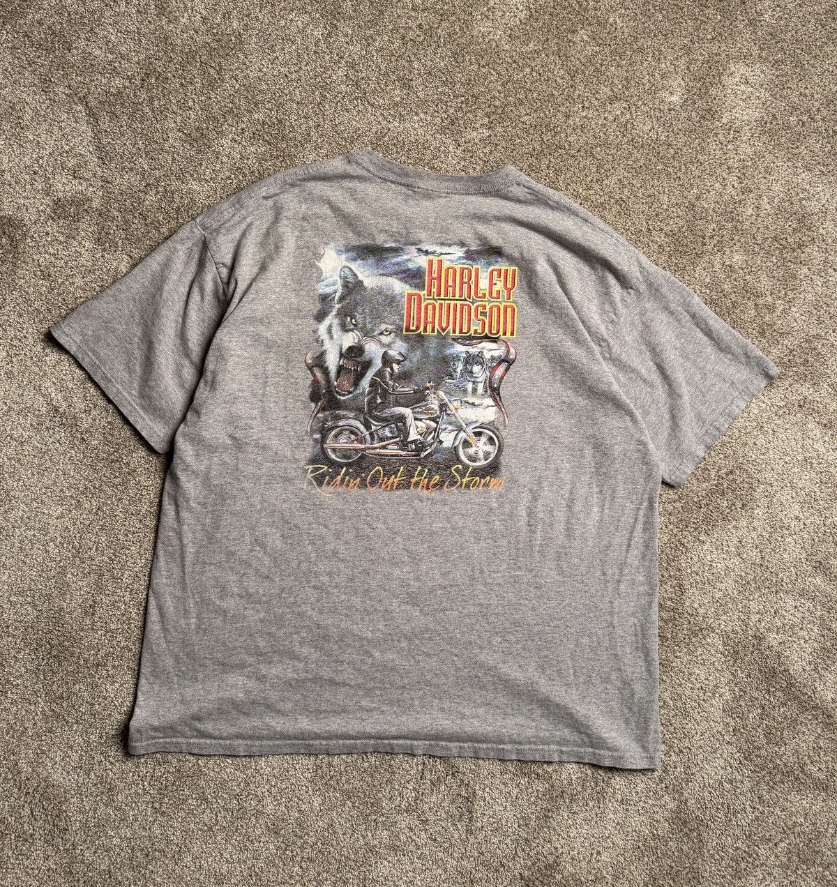 Harley Davidson HEATHER GREY HARLEY DAVIDSON “PUERTO VALLARTA” GRAPHIC TEE Size US XXL / EU 58 / 5 - 2 Thumbnail