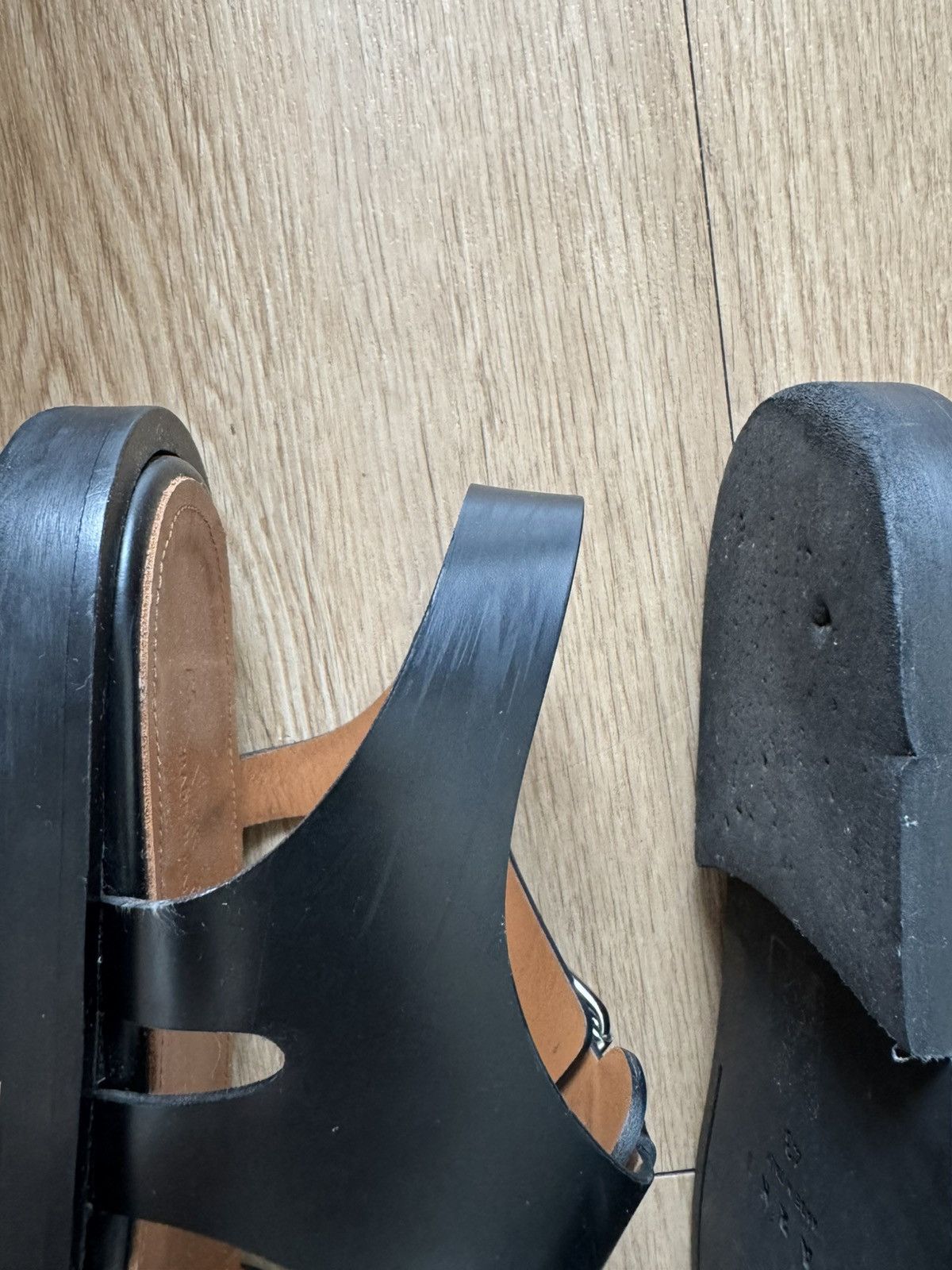 Marni Marni Fisherman Sandals Black Leather EU43 Size US 10 / EU 43 - 8 Thumbnail