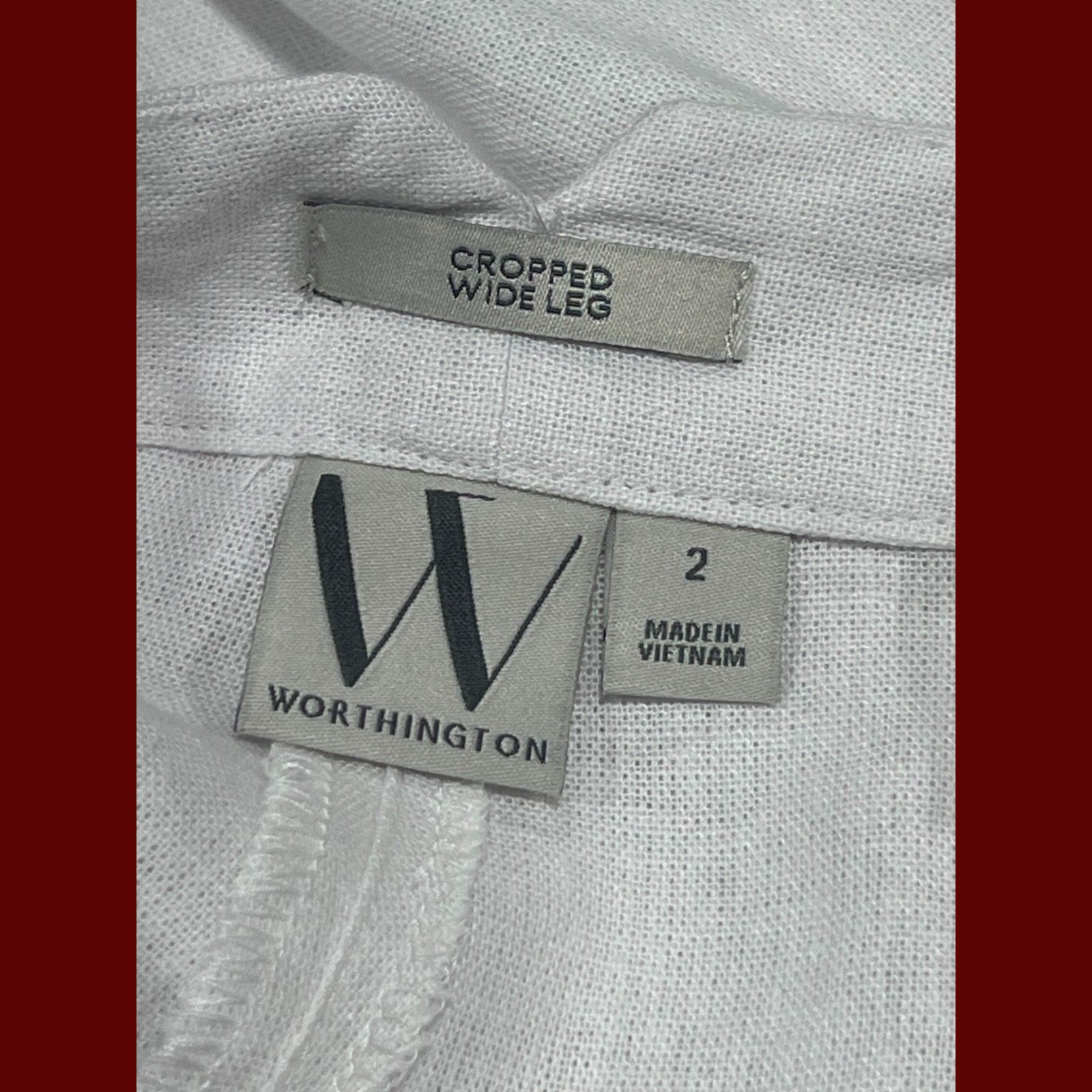 Worthington Worthington - Women's Mid-Rise Tall Cropped Pants - White - Size 26" / US 2 / IT 38 - 15 Thumbnail