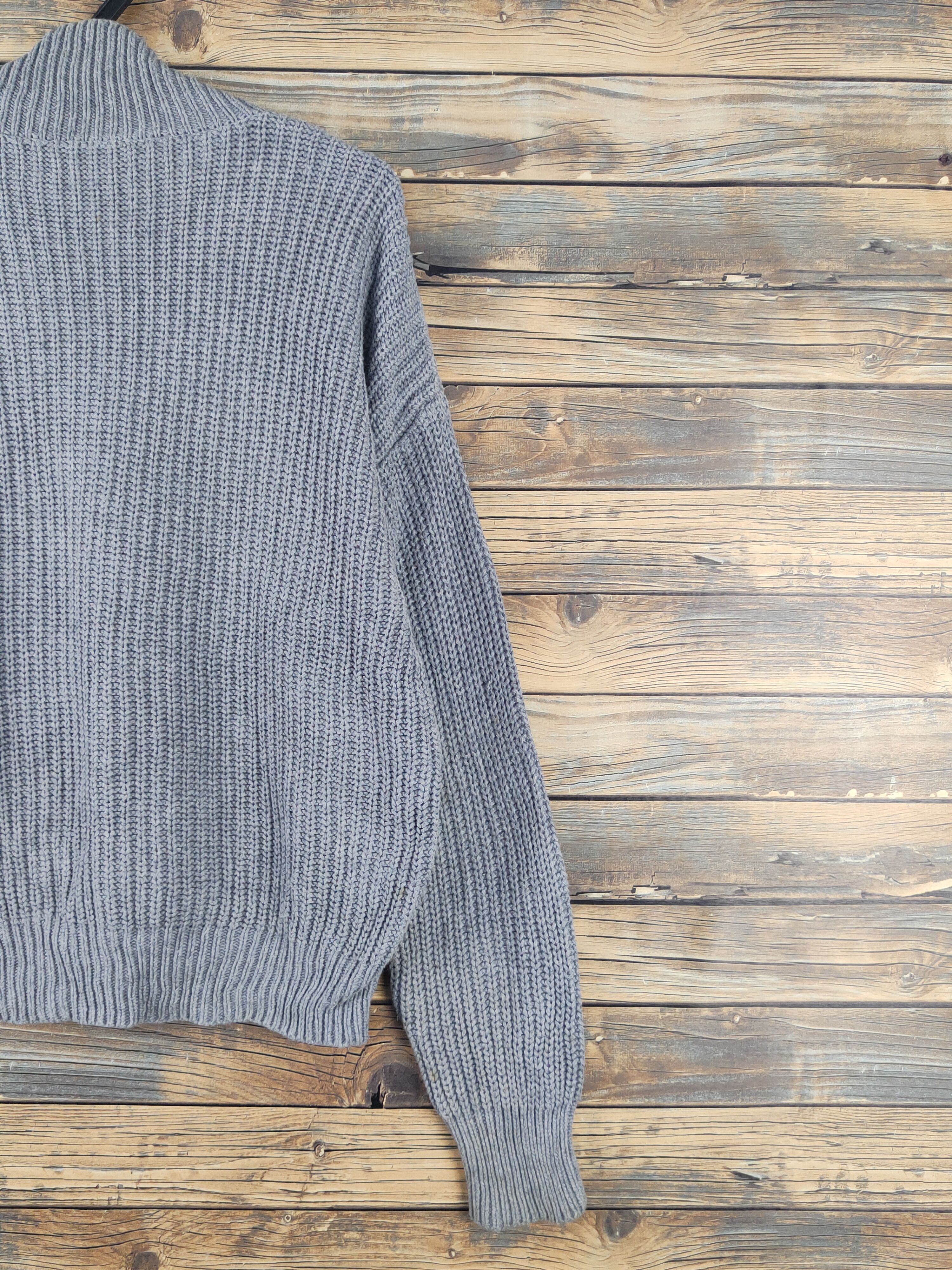 Japanese Brand Nostalgia Gray Knitwear Sweatshirts #W1739 Size US M / EU 48-50 / 2 - 9 Thumbnail