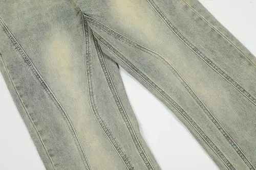 Other Yellow washed striped flare Jeans Size US 28 / EU 44 - 4 Thumbnail