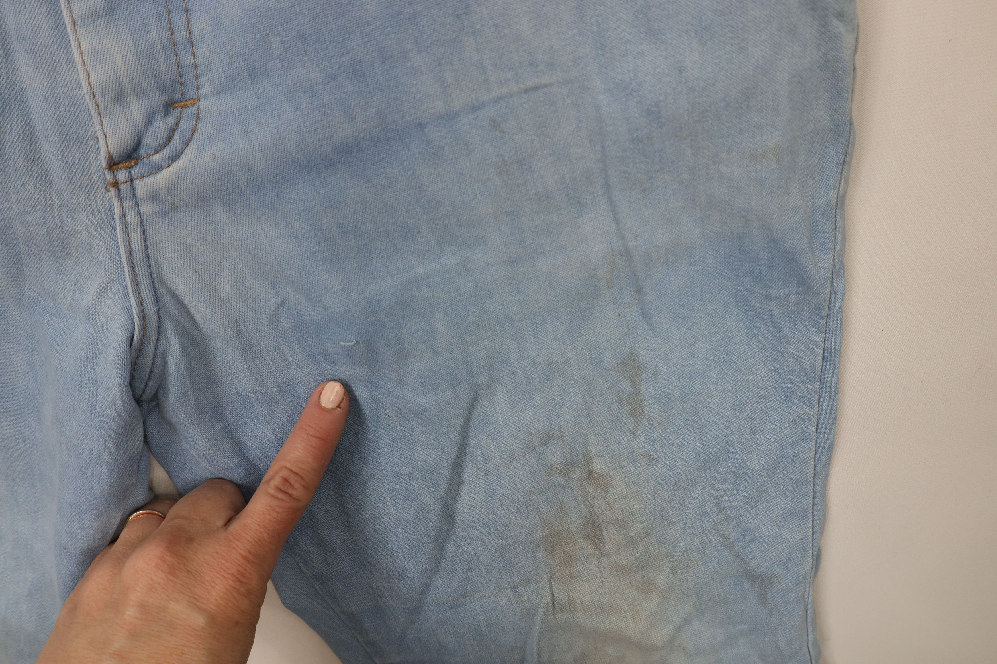 Lee × Vintage Vintage 90s Lee Distressed Straight Leg Denim Jeans Blue USA Size US 34 / EU 50 - 8 Thumbnail