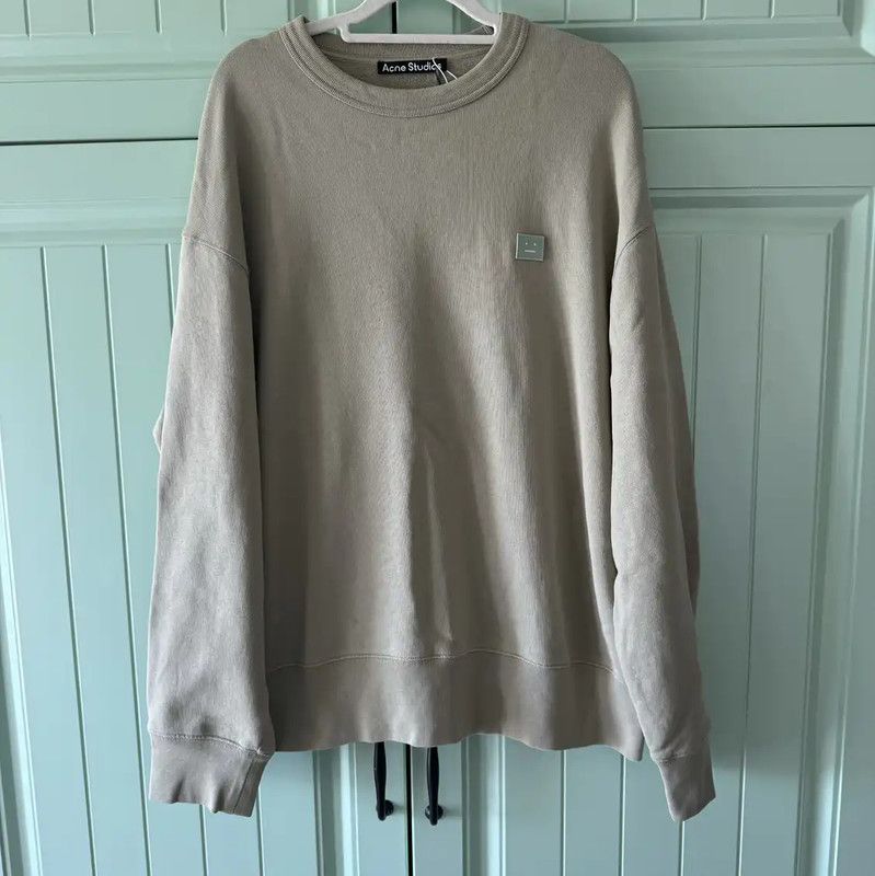 Acne Studios Acne Studios Green Cotton Sweater for Men Size US S / EU 44-46 / 1 - 1 Thumbnail