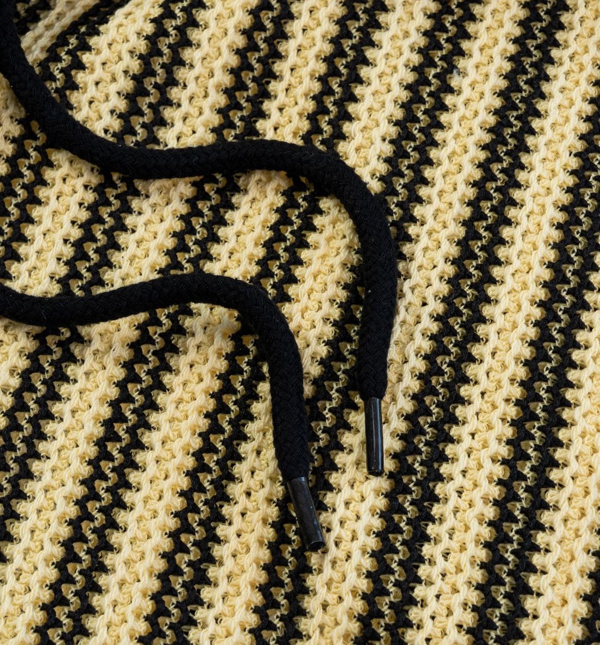Eric Emanuel Eric Emanuel EE yellow w black stripes knit shorts medium Size US 30 / EU 46 - 2 Thumbnail
