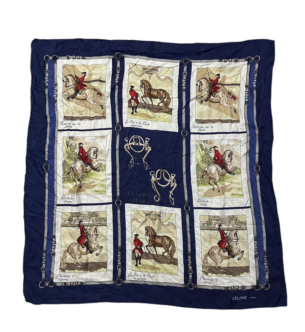 Celine CÉLINE, “Les Grands Ecuyers”, a silk scarf Size ONE SIZE - 1 Thumbnail