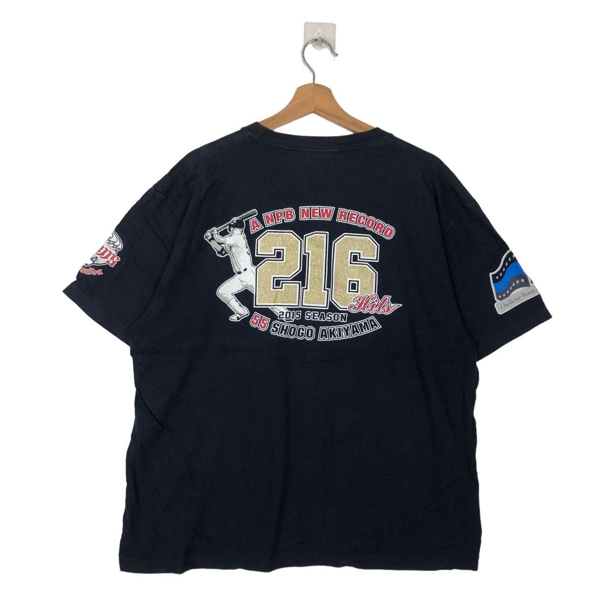 Japanese Brand VINTAGE TEE LIONS 55 SAITAMA SEIBO BIG LOGO Size US XL / EU 56 / 4 - 7 Thumbnail