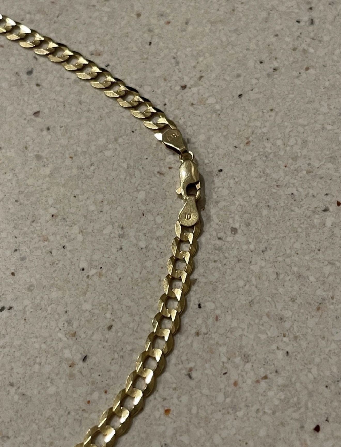 Other 14K Yellow Gold 20 In Solid Cuban Curb Link Chain Necklace Size ONE SIZE - 5 Thumbnail