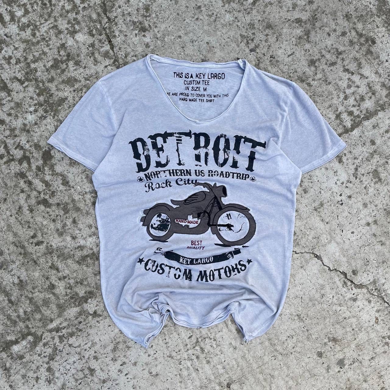 POST ARCHIVE FACTION (PAF) Vintage Detroit T-shirts Grunge Tee Moto Y2K 00s Avantgarde Size US M / EU 48-50 / 2 - 1 Thumbnail