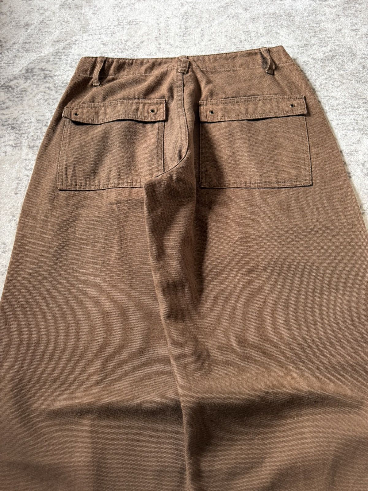 Japanese Brand Amore Puro Japan Deconstructed Heavy Cargo Baggy Pants Size US 29 - 16 Thumbnail