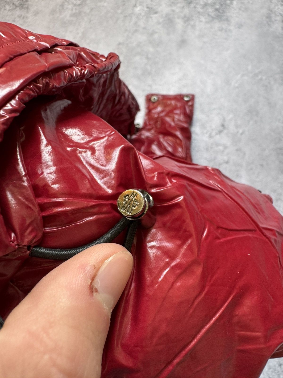 Moncler Moncler Puffer Hood red Size ONE SIZE - 6 Thumbnail
