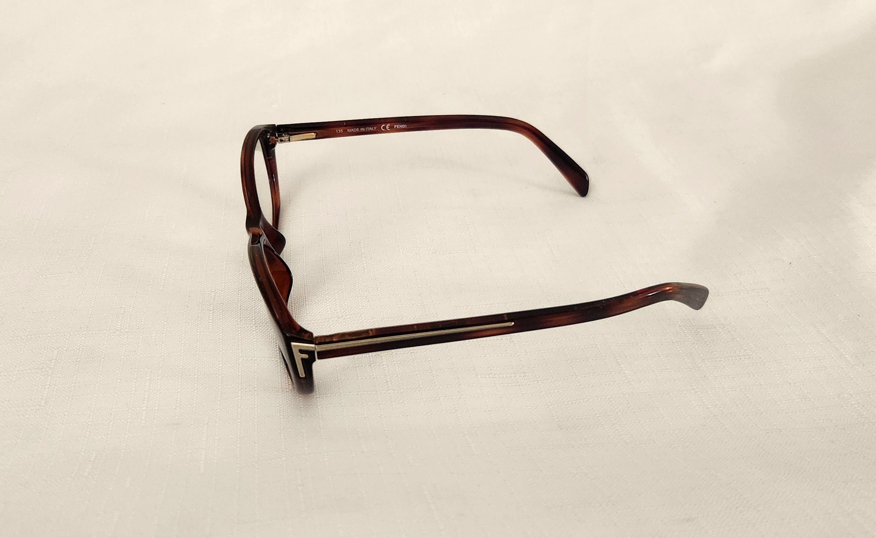 Designer × Fendi Fendi Eyeglasses Frame Model F977 Tortoise 54-14-135 Size ONE SIZE - 2 Thumbnail