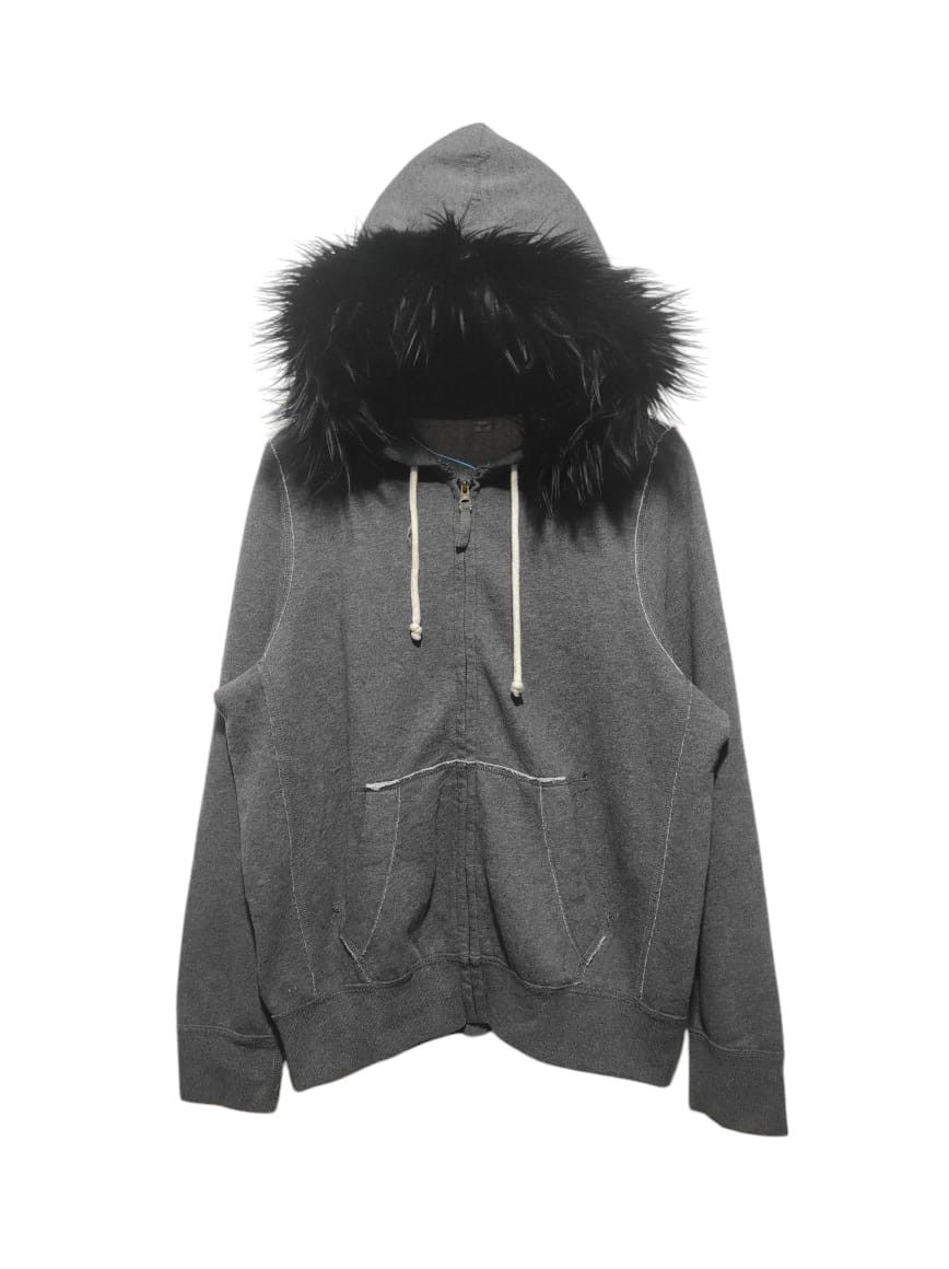 Hysteric Glamour Gray Zipper Fur Hoodie ifsixwasnine lgb style Size US M / EU 48-50 / 2 - 1 Thumbnail