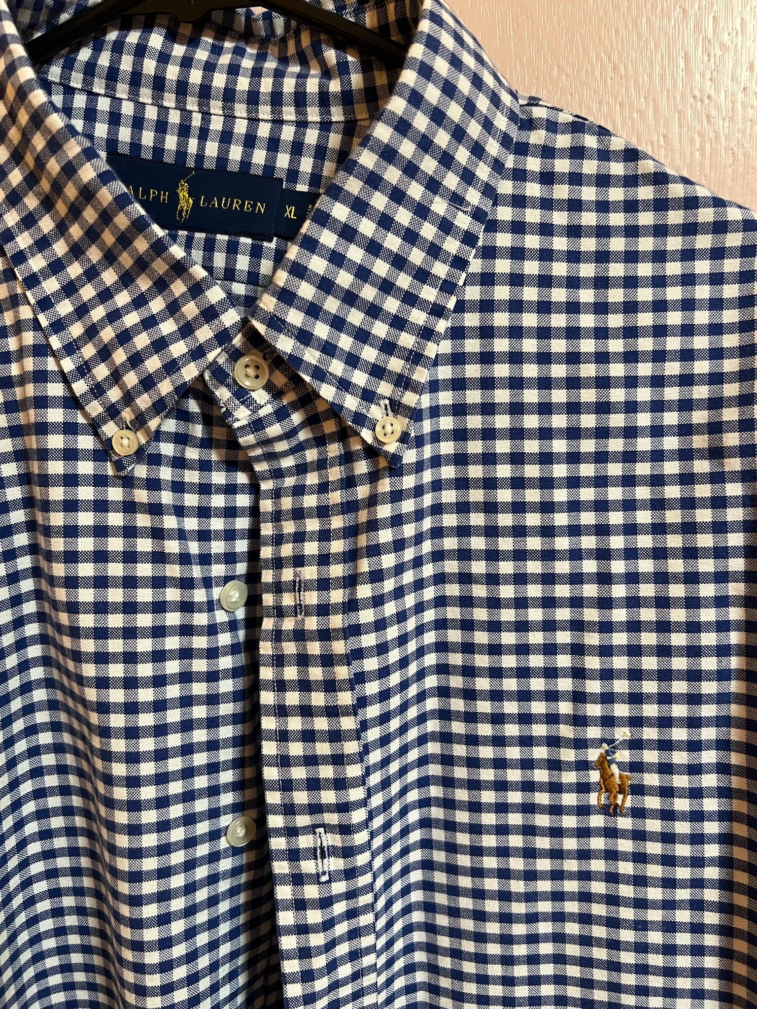 Polo Ralph Lauren Black and White Button Up Long Sleeve Size US XL / EU 56 / 4 - 2 Thumbnail