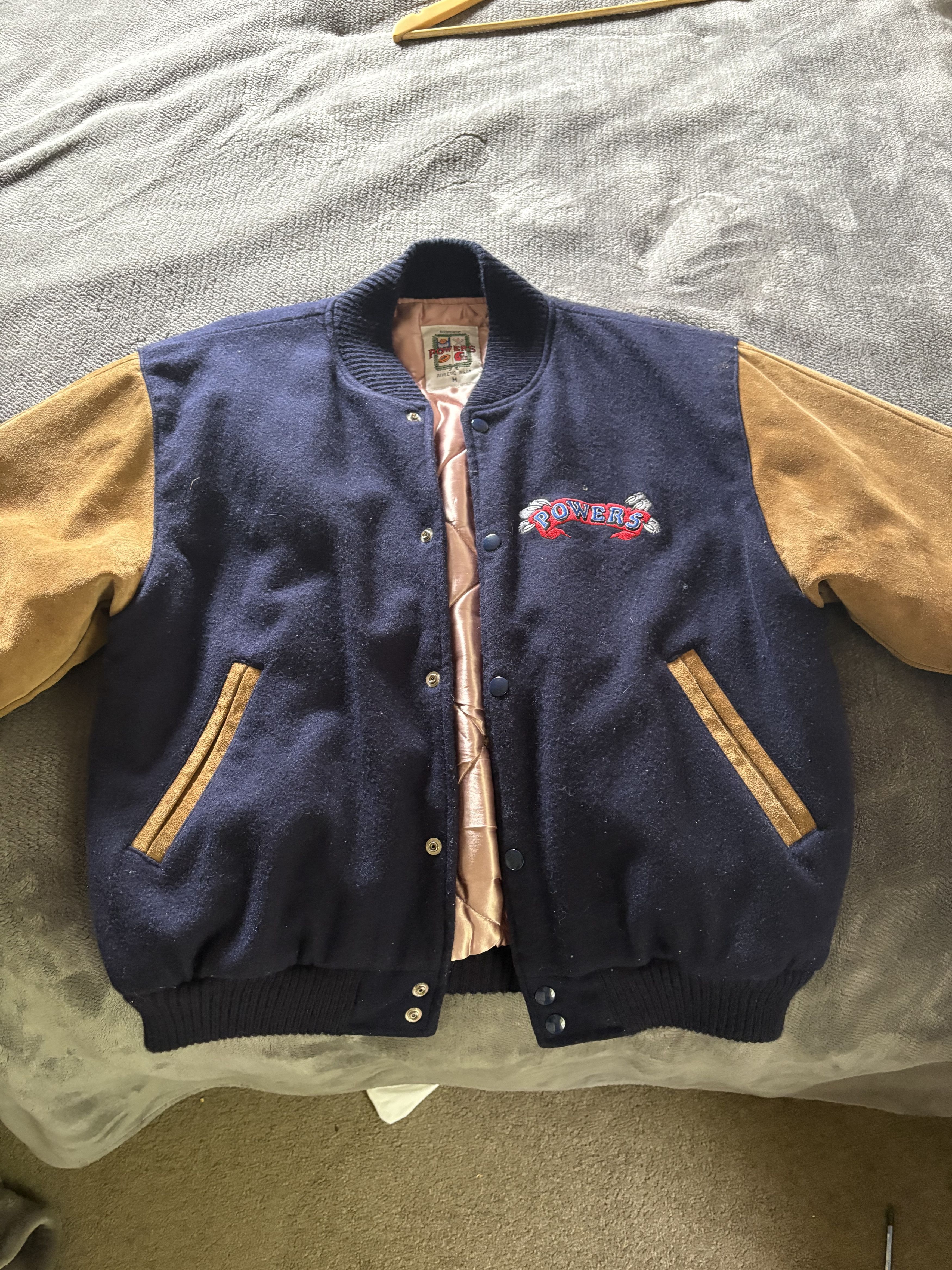 Powers Supply Powers authentic "American Eagle" Varsity jacket. Size US L / EU 52-54 / 3 - 1 Thumbnail