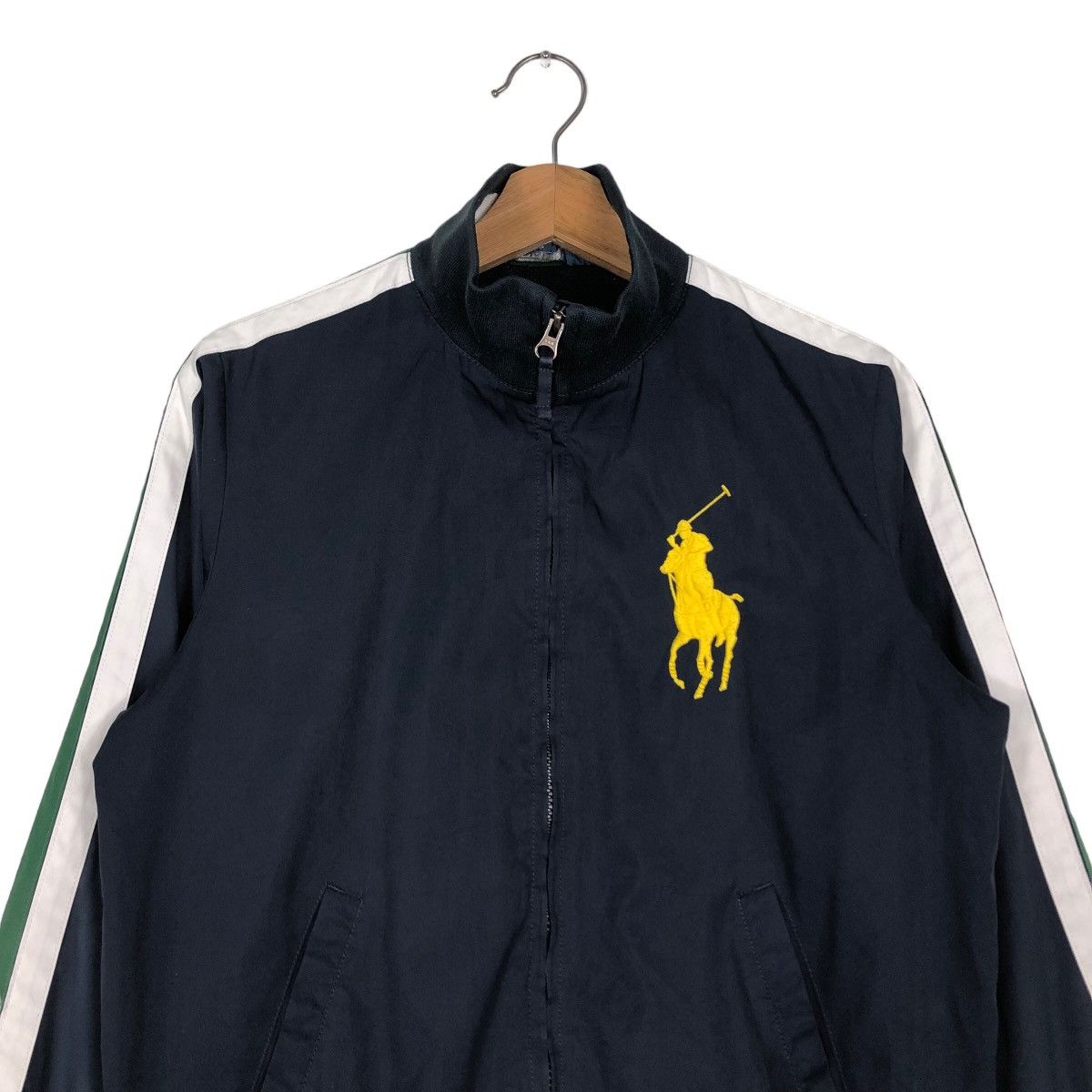 Japanese Brand 🔥Vintage Zipper Jacket Polo Ralph Lauren Big Pony Rare Size US L / EU 52-54 / 3 - 3 Thumbnail