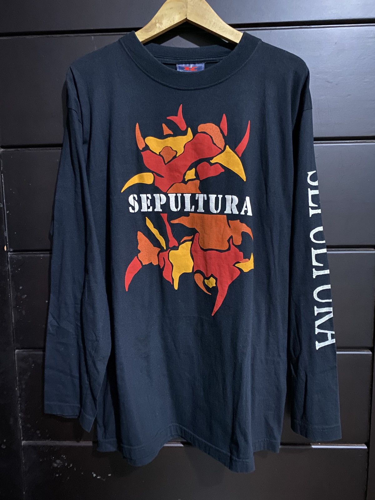 Band Tees Vintage Sepultura Long Sleeve Size US XL / EU 56 / 4 - 1 Thumbnail
