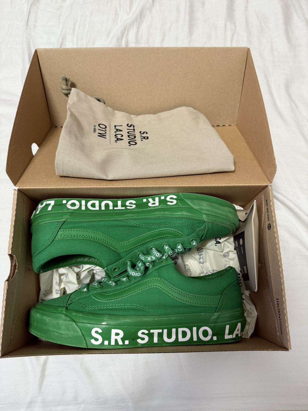 Sterling Ruby × Vans Sterling Ruby x Vans Old Skool Green Rare Limited Size US 7.5 / EU 40-41 - 15 Thumbnail