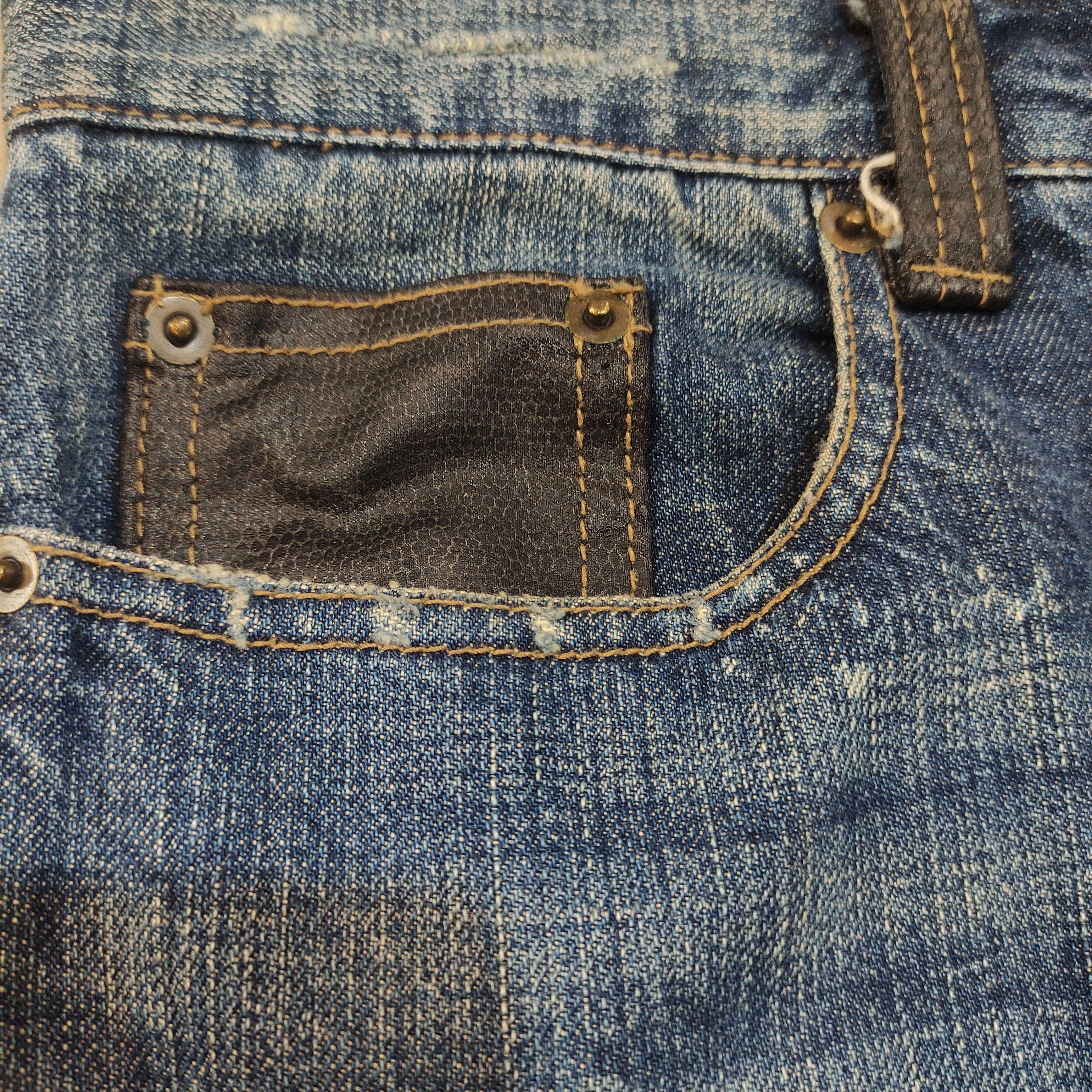 Tornado Mart Beach Sound Flare Jeans Snake Skin - 2000s Style if6w9 Size US 32 / EU 48 - 10 Thumbnail