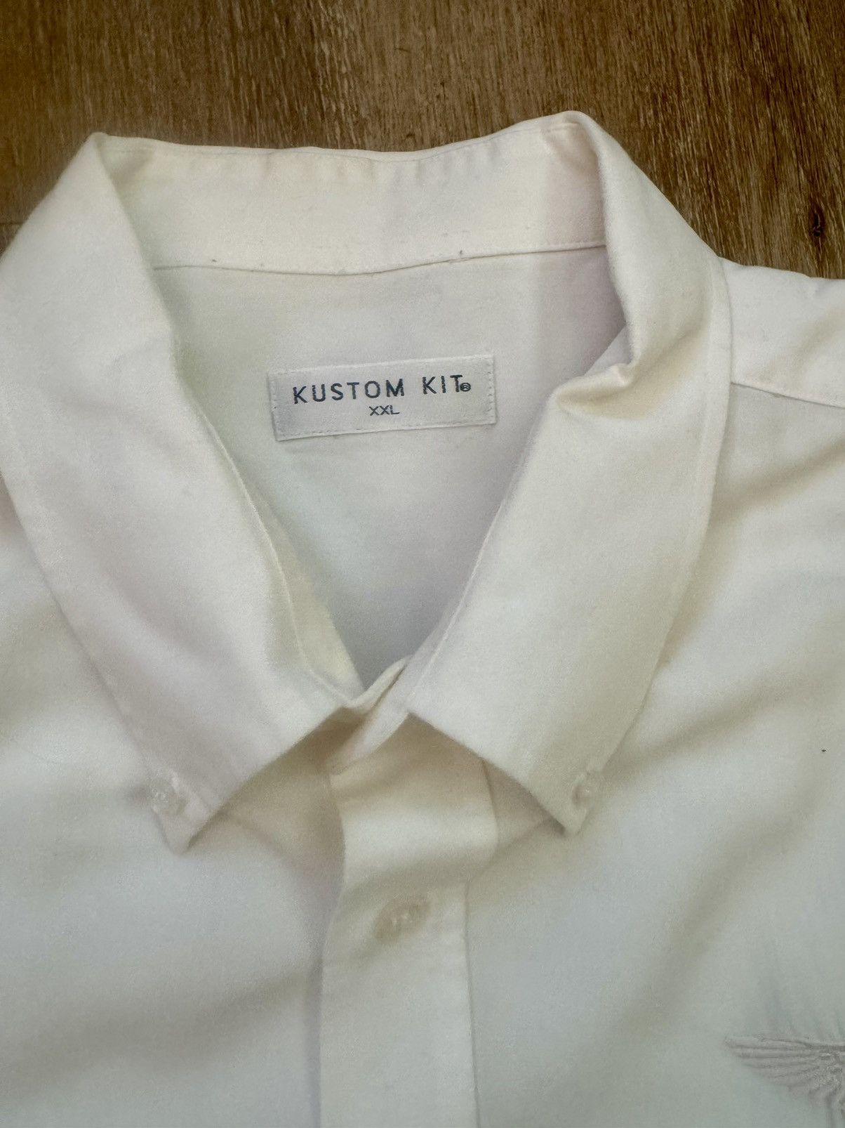 Bentley BENTLEY EMBROIDERED IMPRINT LOGO SILK BUTTON UP SHORT SLEEVE Size US XXL / EU 58 / 5 - 7 Thumbnail