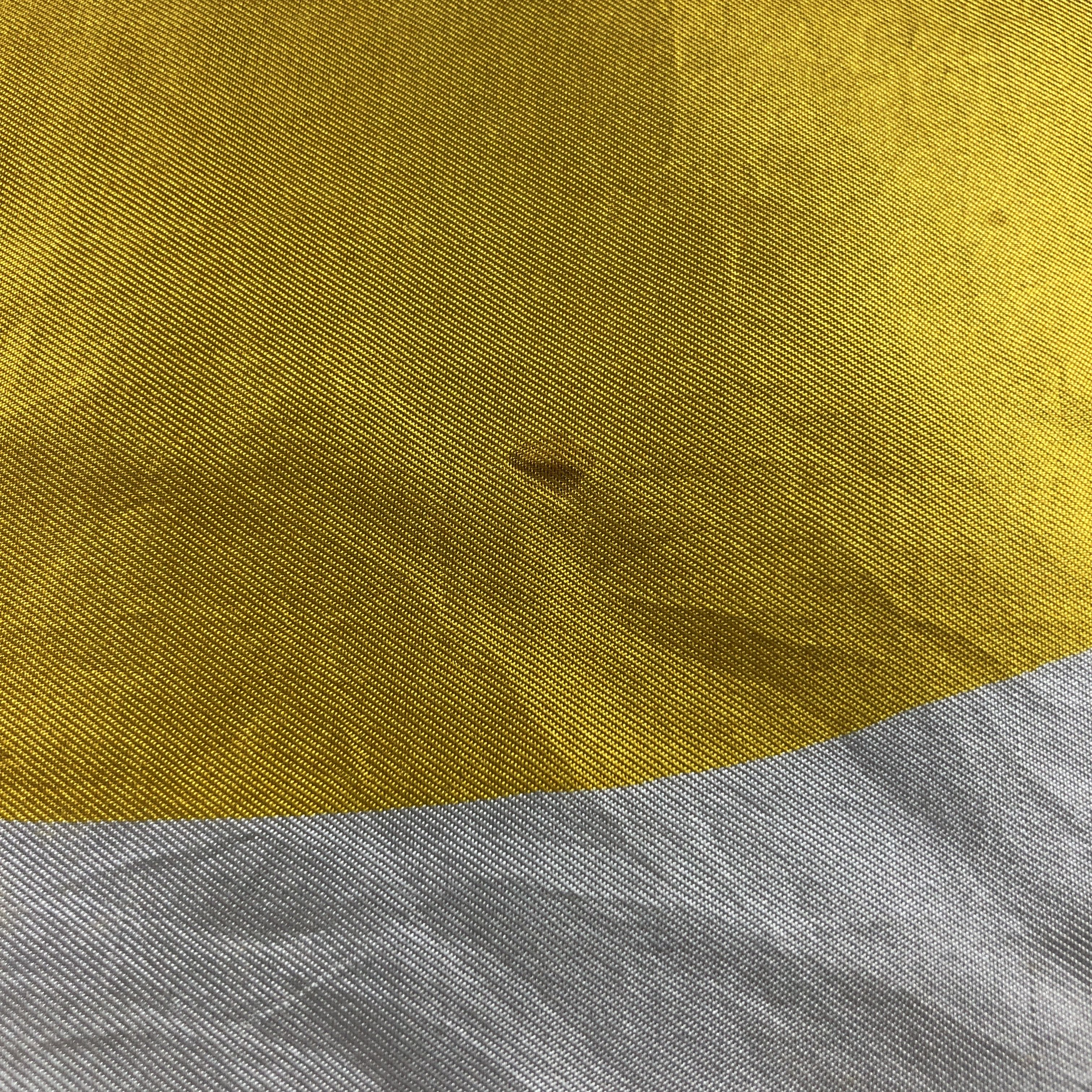 Vintage Abstract Hand Rolled Silk Scarf M1061 Size ONE SIZE - 6 Thumbnail