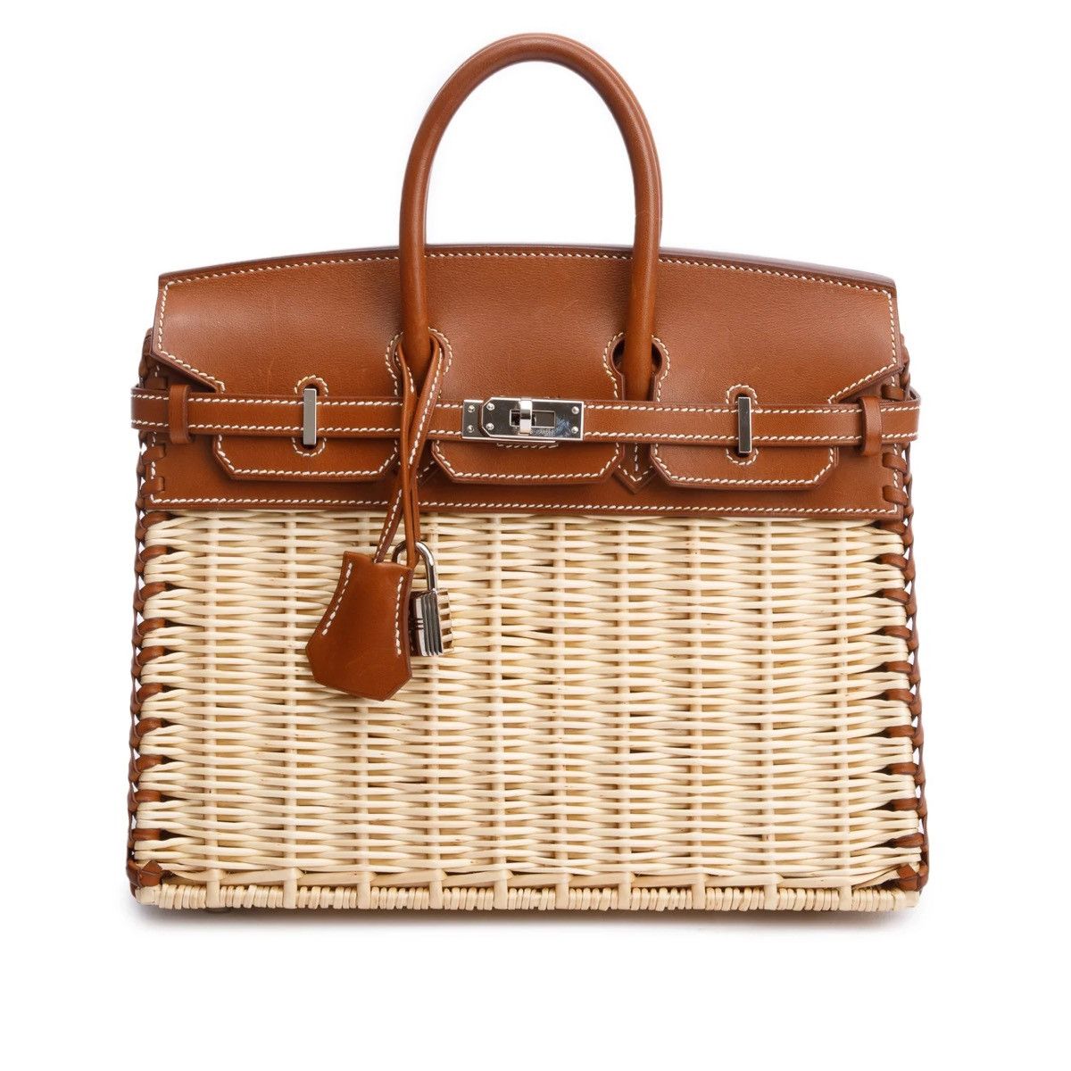 Hermes HERMES Osier Veau Barenia Birkin Picnic 25 Size ONE SIZE - 1 Thumbnail