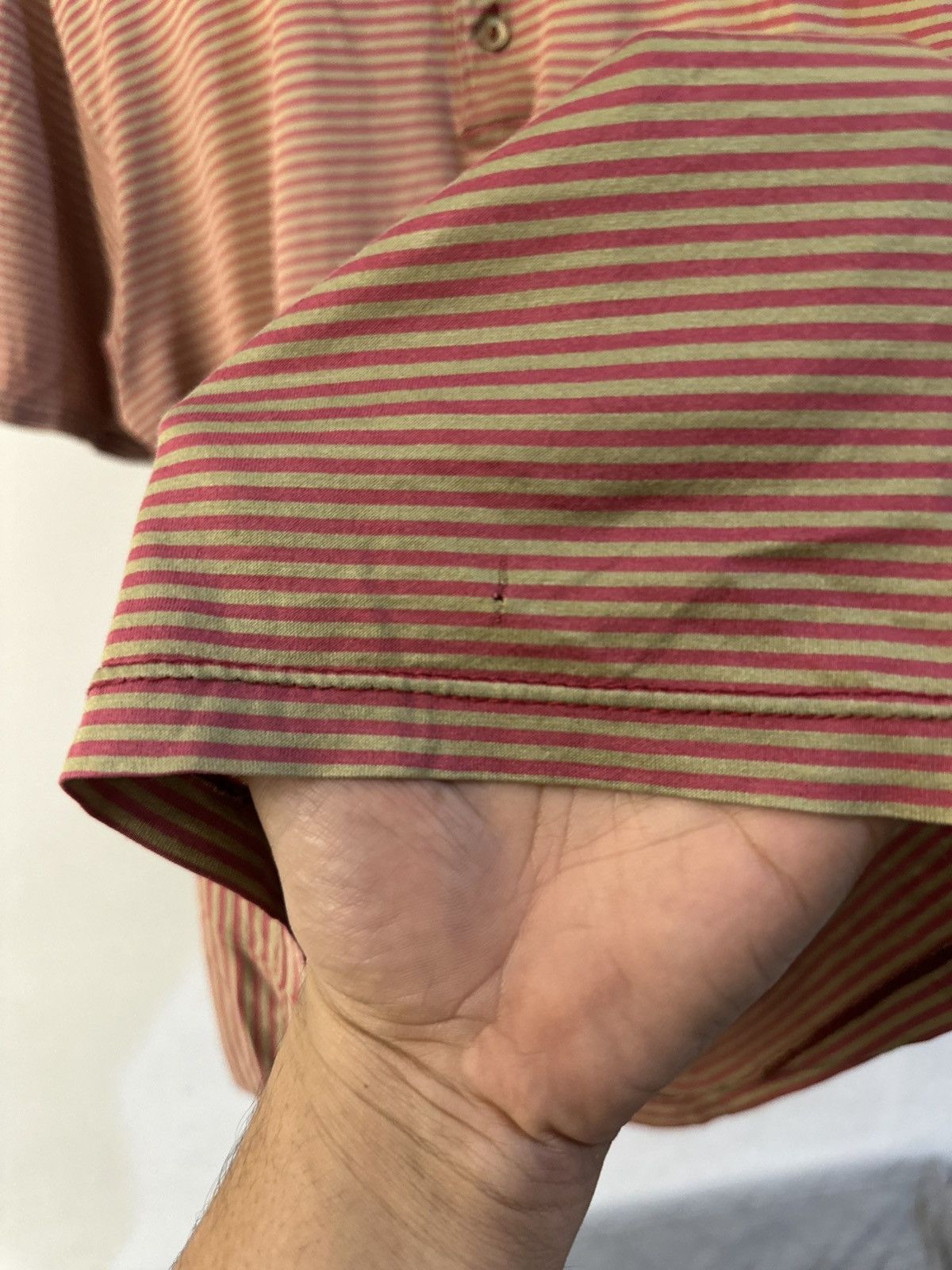 Christian Dior Monsieur 1990 Christian Dior Monsieur Stripes Pocket Polo Tees Size US M / EU 48-50 / 2 - 10 Thumbnail