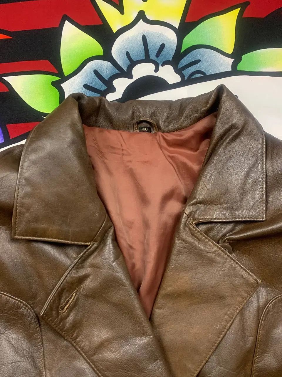 Other Vintage Korean leather flight bomber jacket Size 40(XL) Size M / US 6-8 / IT 42-44 - 3 Thumbnail
