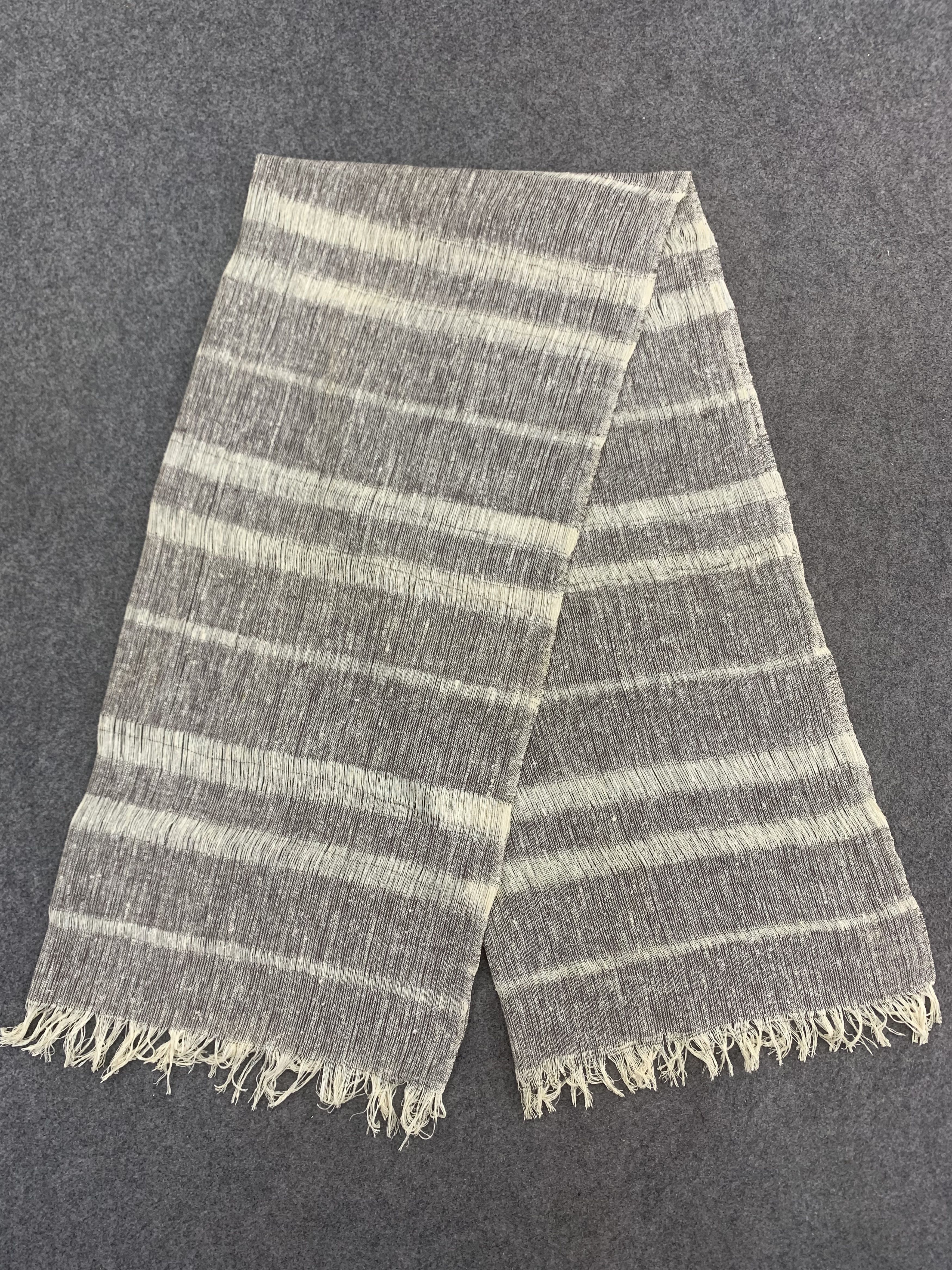 Hiroko Koshino Homme Hiroko Koshino Scarf Wool Muffler Neck Wrap BL3193 Size ONE SIZE - 5 Thumbnail