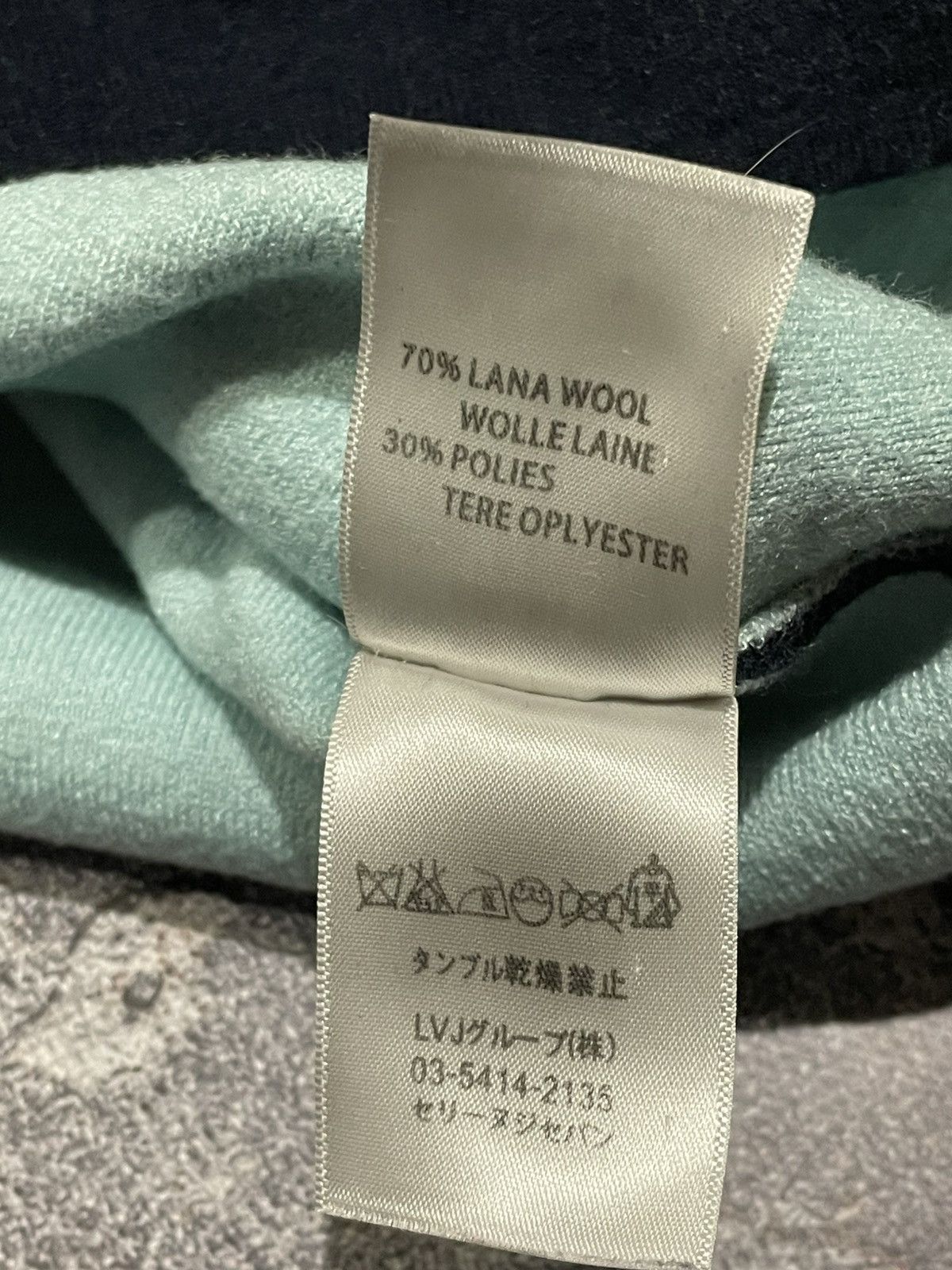 Celine × Vintage Vintage Celine Modele Depose Lana Wool Pocket Sweater Rare Size XS / US 0-2 / IT 36-38 - 7 Thumbnail