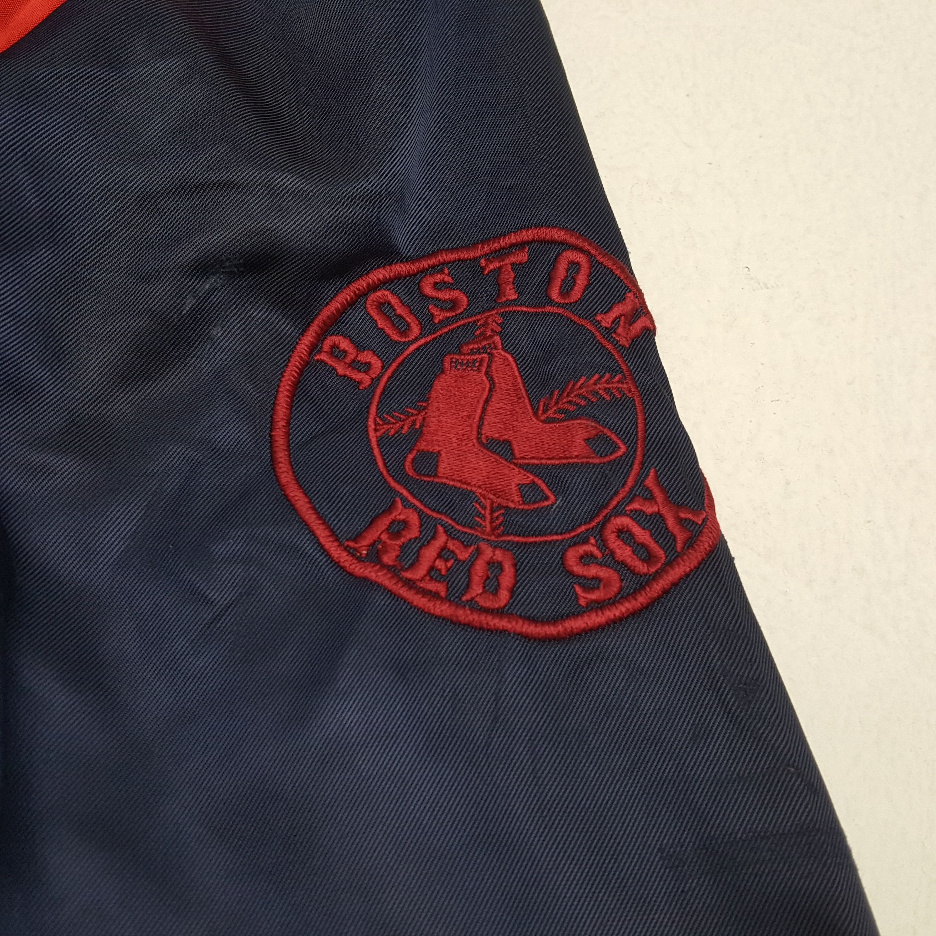 MLB × Vintage BOSTON RED SOX Baseball Team Varsity Jacket Size US L / EU 52-54 / 3 - 7 Thumbnail