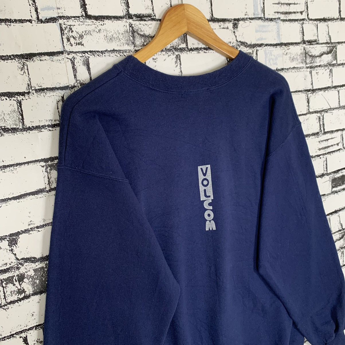 Vintage × Volcom Vintage Volcom Sweatshirt Navy Blue Size US M / EU 48-50 / 2 - 8 Thumbnail