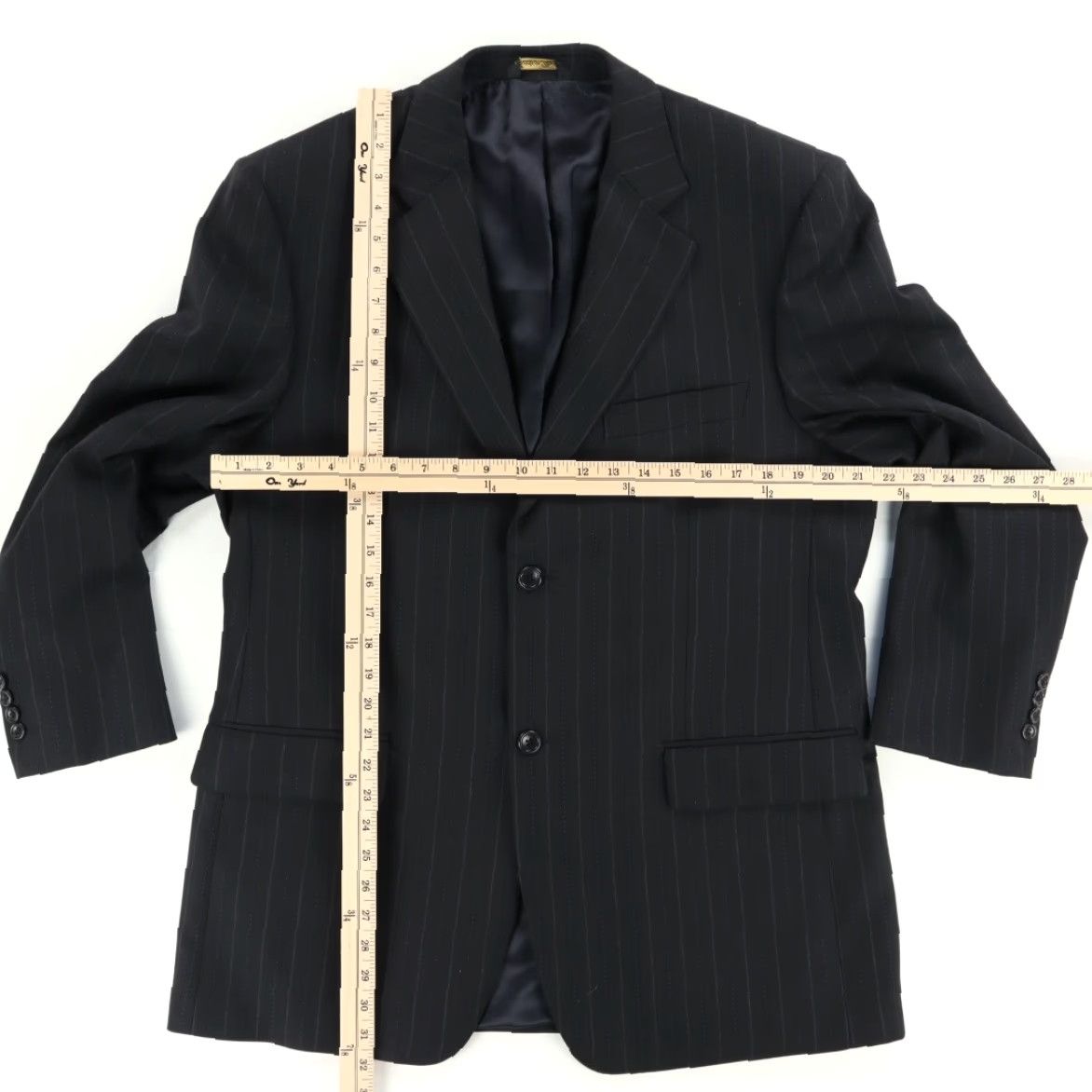 Ermenegildo Zegna Ermenegildo Zegna Traveller 2 Button Blazer Jacket Black Men's 42 Size 42R - 3 Thumbnail