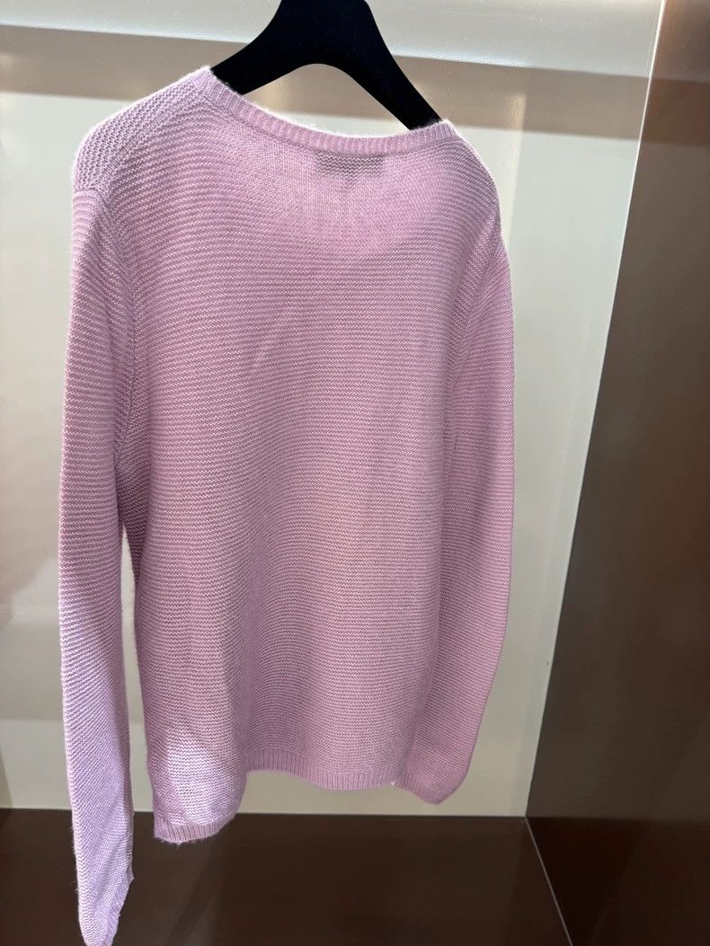 Loro Piana LORO PIANA Pink side buttoned cashmere sweater Size M / US 6-8 / IT 42-44 - 5 Thumbnail