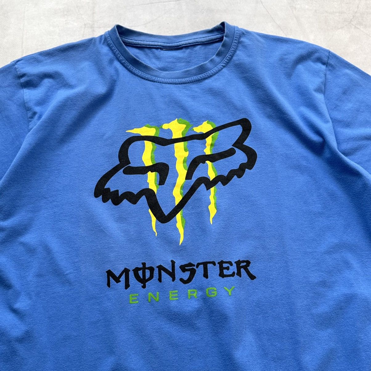 JNCO 00s Monster Energy Fox Racing Rap T Shirt Affliction Style Size US M / EU 48-50 / 2 - 3 Thumbnail