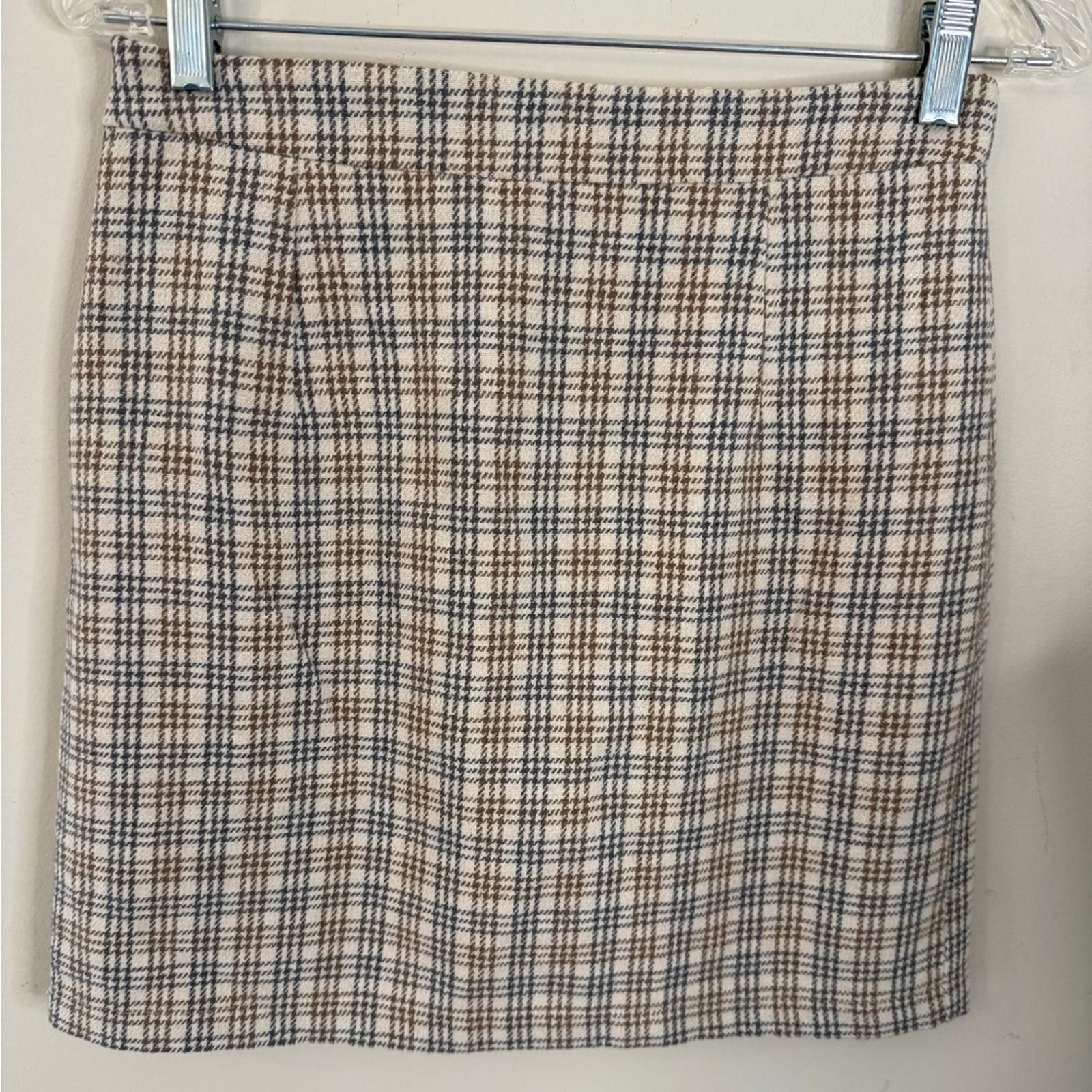 Other Pepper Crane houndstooth plaid mini skirt SZ M Size 32" / US 10 / IT 46 - 1 Thumbnail
