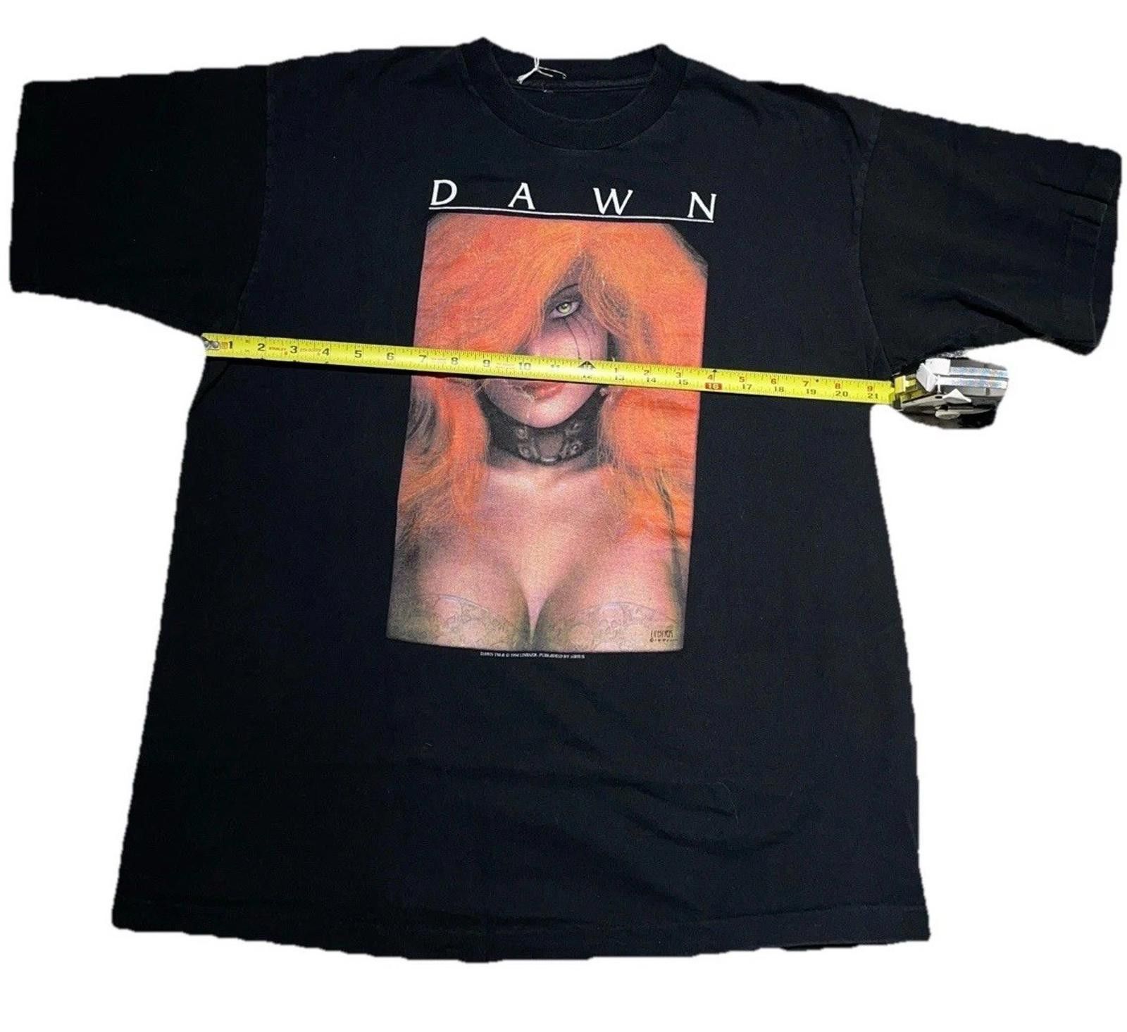 Fruit Of The Loom Vintage Dawn Comics T Shirt Sz Large Single Stitch 90s Size US L / EU 52-54 / 3 - 1 Thumbnail