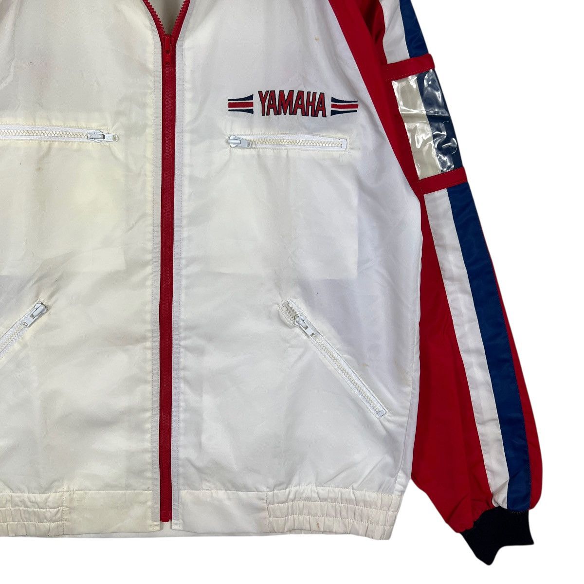 Yamaha 🔥 80s RARE VINTAGE YAMAHA RACING TEAM JACKET Size US L / EU 52-54 / 3 - 8 Thumbnail