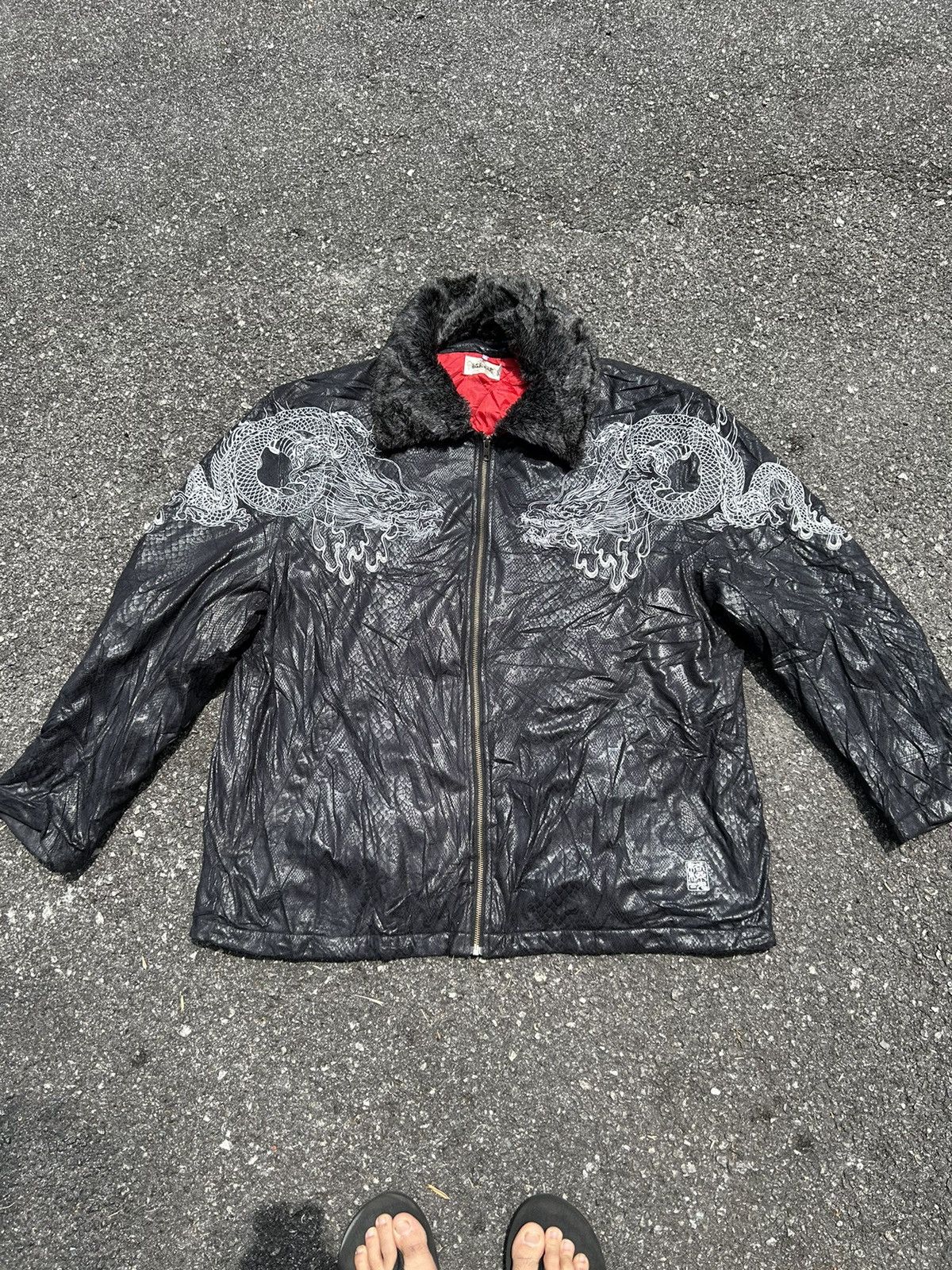 Karakuri Tamashii 💥 RARE KARA KURI DRAGON PUFFER JACKET Size US XXL / EU 58 / 5 - 1 Thumbnail