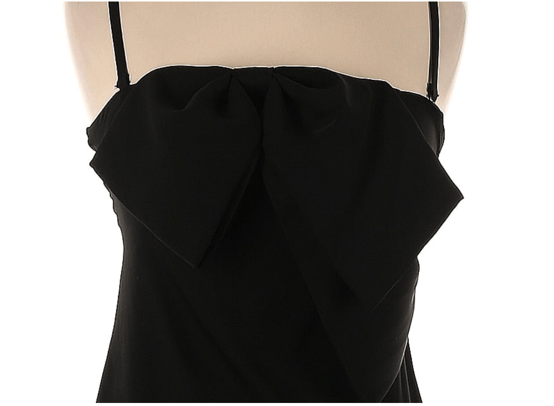 Trina Turk NWT Trina Turk Black Sylvia Bow Sheath Dress Size XS / US 0-2 / IT 36-38 - 7 Thumbnail