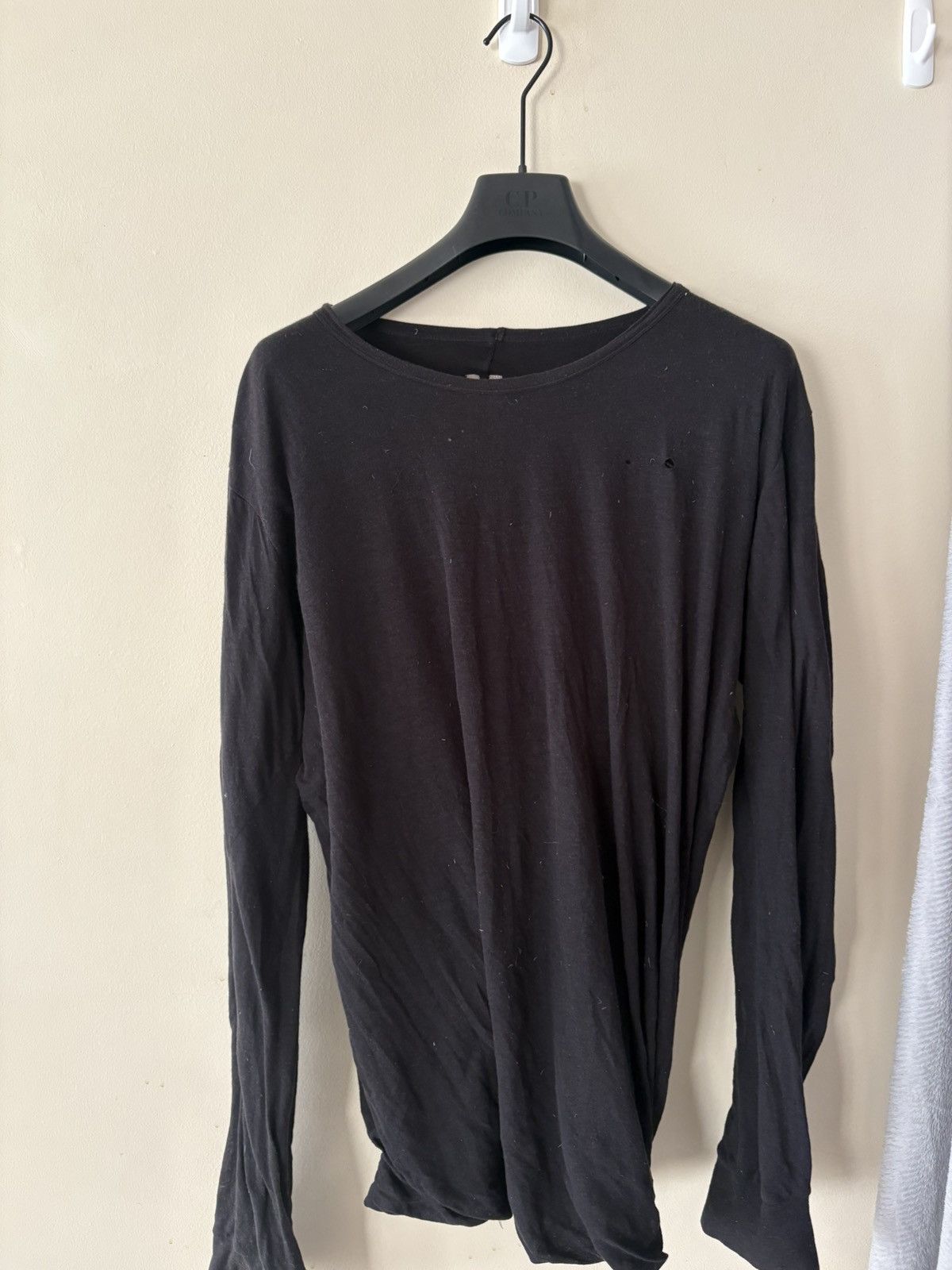 Rick Owens Double longsleeve t shirt Size US M / EU 48-50 / 2 - 5 Thumbnail