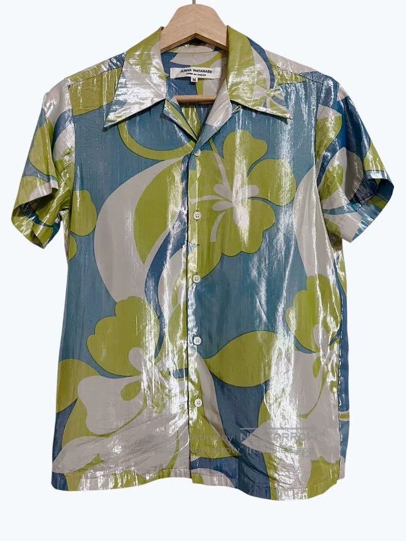 Junya Watanabe Junya Watanabe Glossy floral short sleeve Size M / US 6-8 / IT 42-44 - 1 Thumbnail