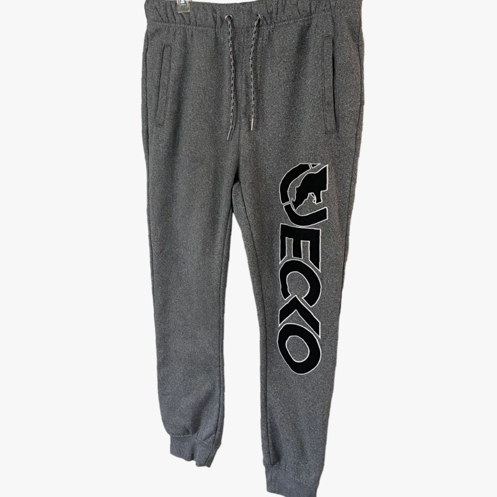 Ecko Unltd. VINTAGE Ecko Unltd. Fleece Jogger Sweatpant Gray Logo Embroidered Sweatpant Activewear Mens Medium Size US 31 - 2 Thumbnail