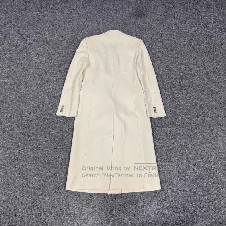 Hermes Hermes Beige Long Woolen Business Coat Size XXS / US 00 / IT 34 - 2 Thumbnail