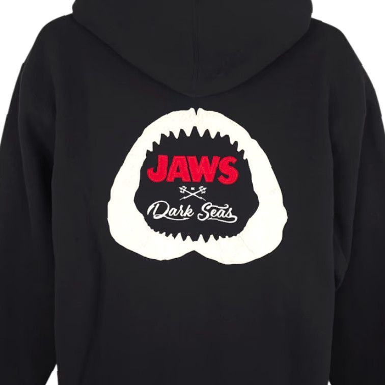 Vintage Jaws X Dark Seas Sweatshirt Hoodie Mens Small Black Heavyweight Pullover Size US S / EU 44-46 / 1 - 2 Thumbnail