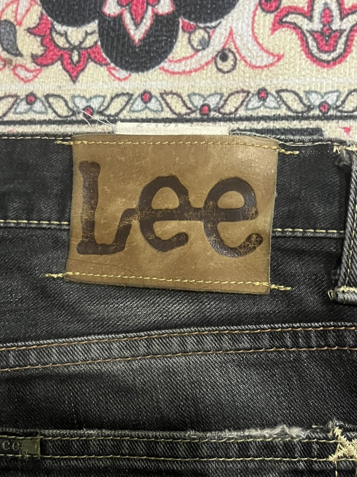 Vintage ⚡️Grunge⚡️Vintage Lee Riders Grime Style Mud Washed Jeans Size US 32 / EU 48 - 8 Thumbnail