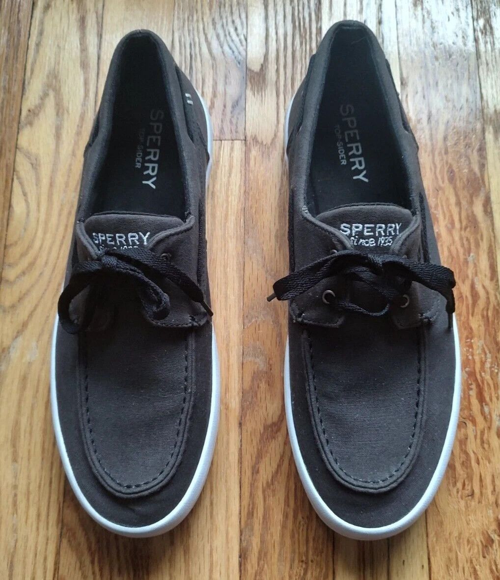 Sperry Sperry Top Sider Boat Shoes Fabric White Black Sneakers 11 Size US 11 / EU 44 - 2 Thumbnail