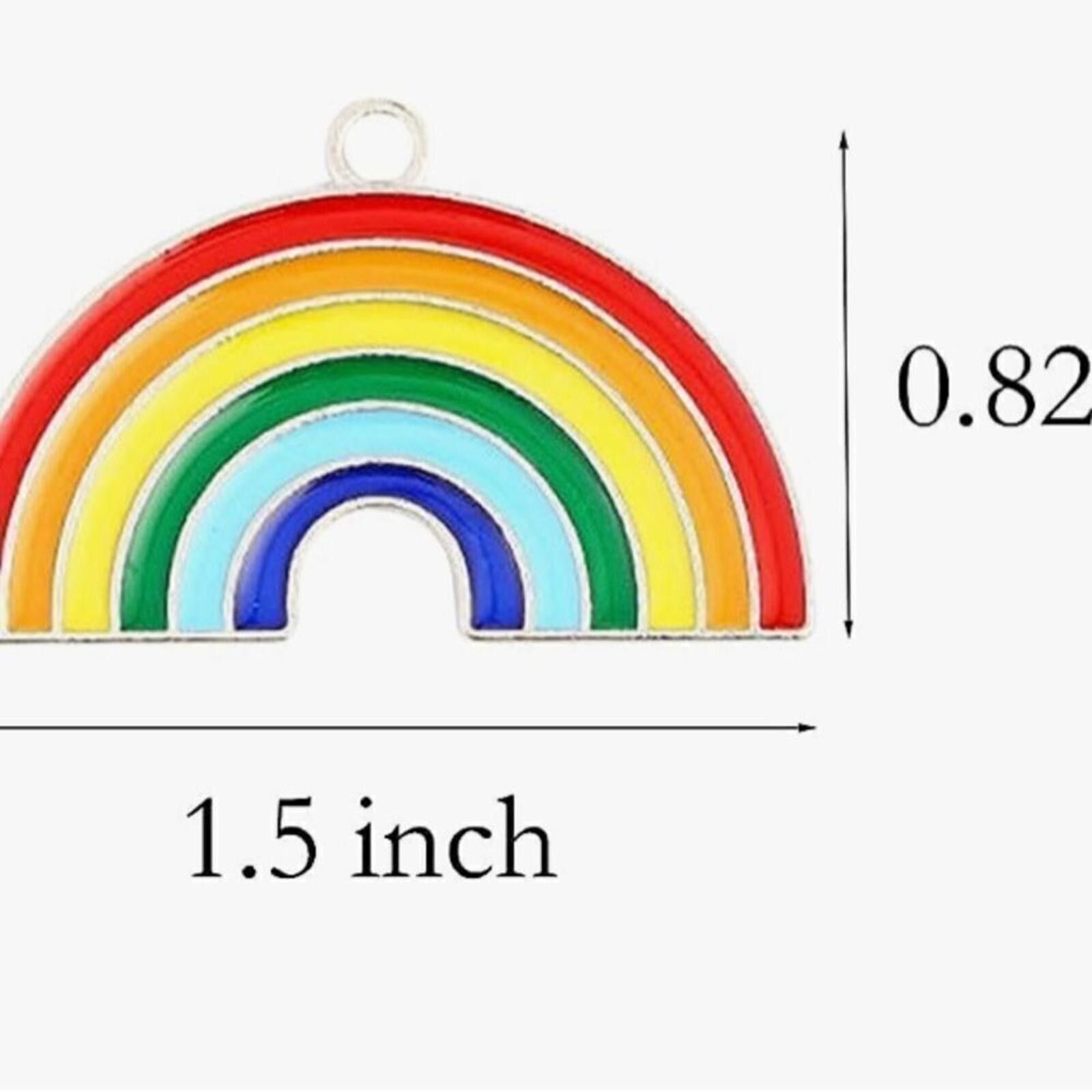 Genetic Manipulation Shinichiro Kuriya Rainbow Keychain with Heart Clasp Size ONE SIZE - 8 Thumbnail