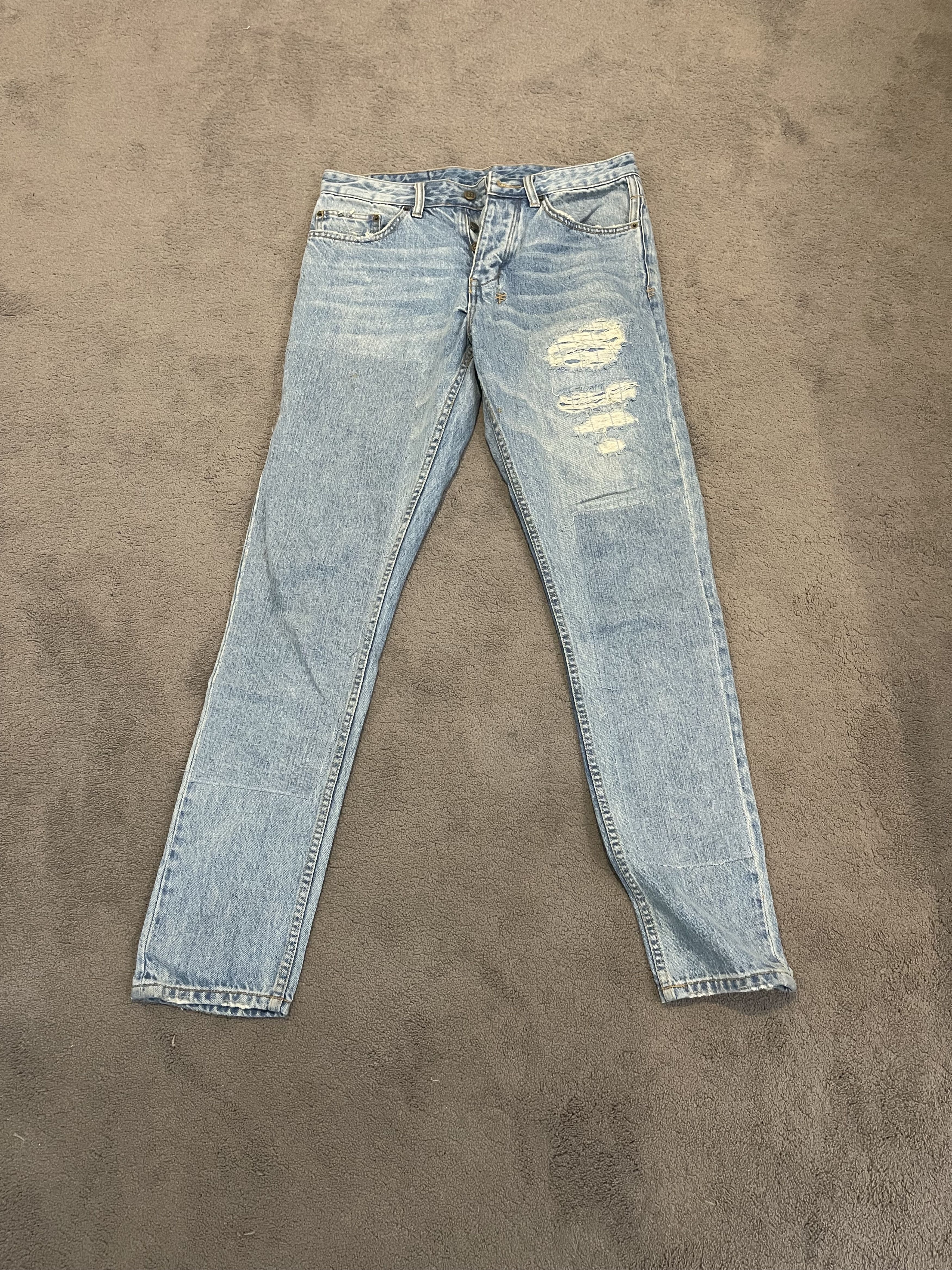 Ksubi Ksubi blue ripped jeans Size US 31 - 1 Thumbnail